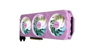 KFA2 GeForce RTX 4070 EX Gamer Pink Grafikkarte (12 GB, GDDR6X, 1x HDMI, 3x DP, Rosa)