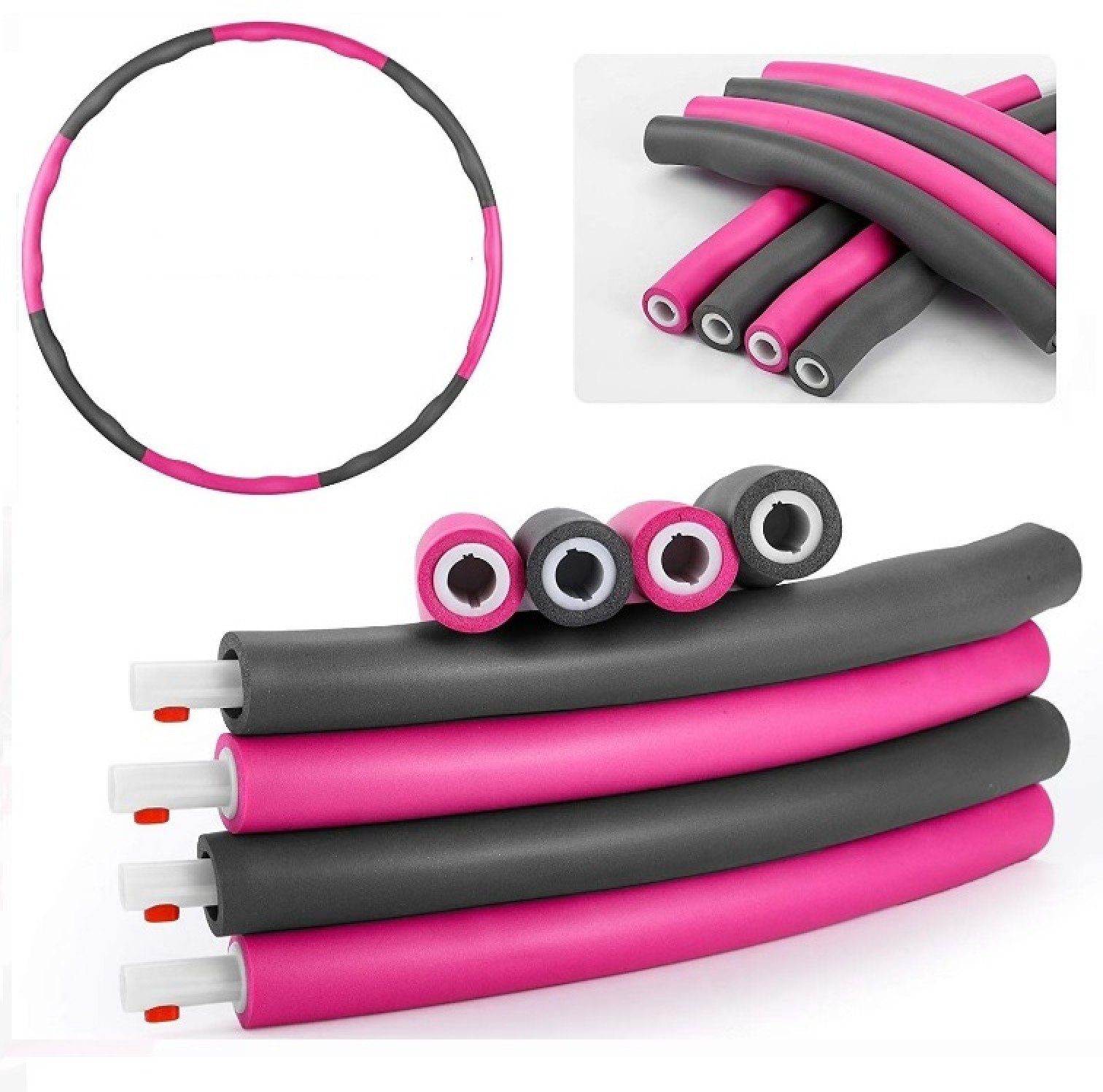 Hula-Hoop-Reifen Schaum für gepolsterter Hula Erwachsene, BAYLI aus Bauchtrainer Reifen Hoop