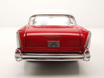 Motormax Modellauto Chevrolet Bel Air 1957 rot Modellauto 1:24 Motormax, Maßstab 1:24