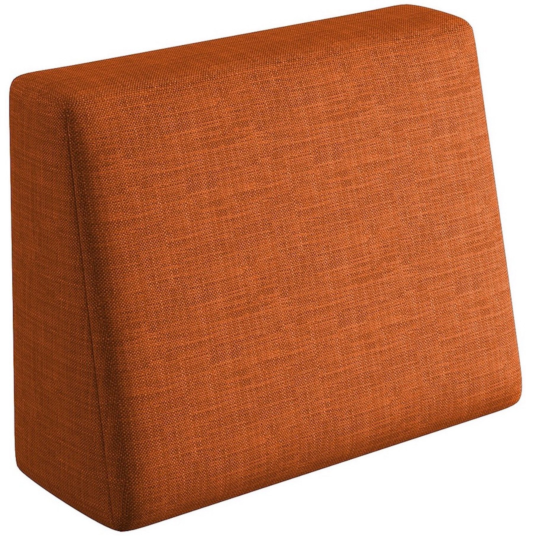 sunnypillow Rückenkissen Palettenkissen mit abnehmbarem Bezug Seitenkissen 60x40x20/10cm, Orange