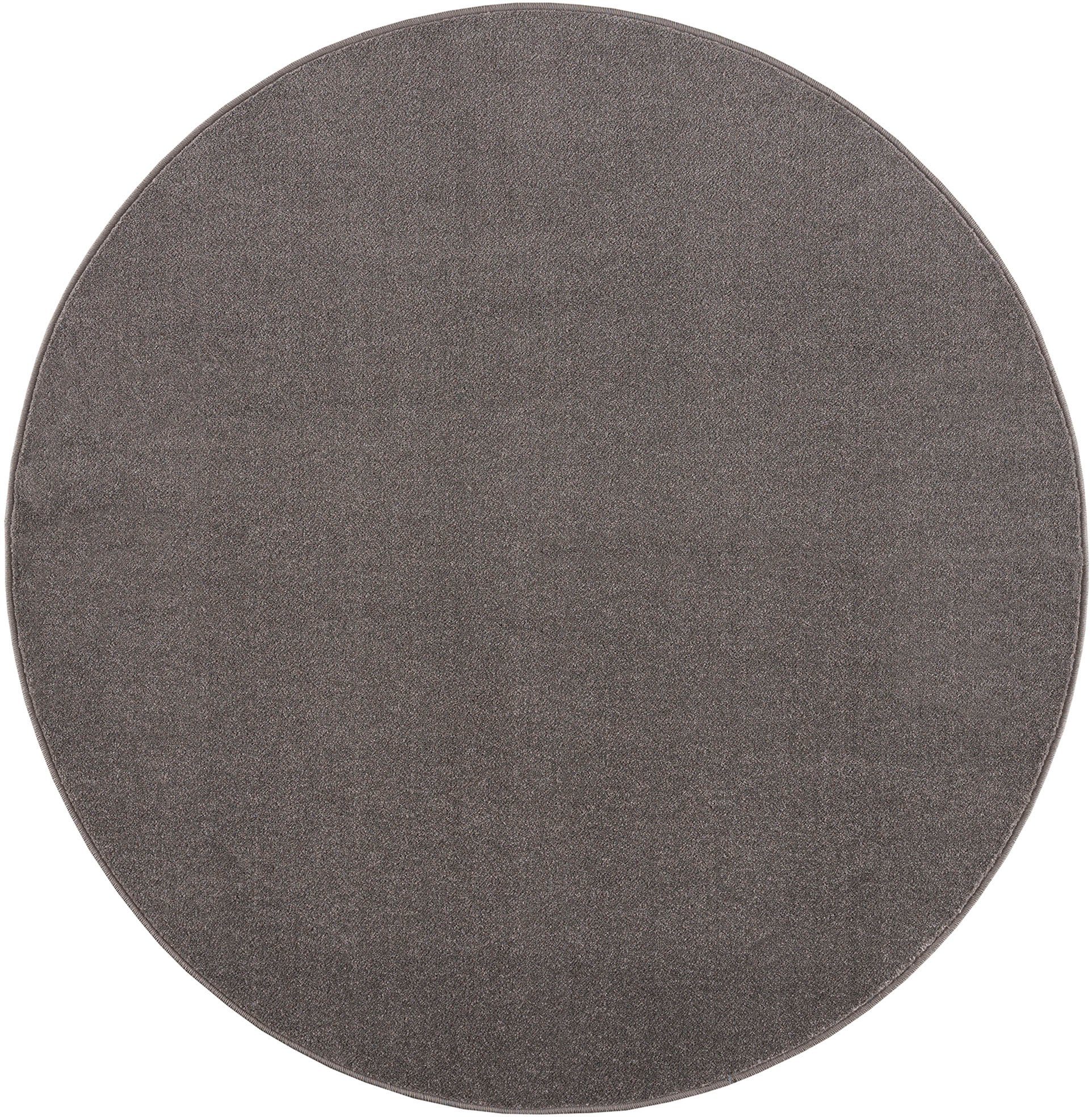 Sanat Teppich »Uni«, rund, 13 mm Höhe, robuster Kurzflorteppich, große Farb günstig online kaufen