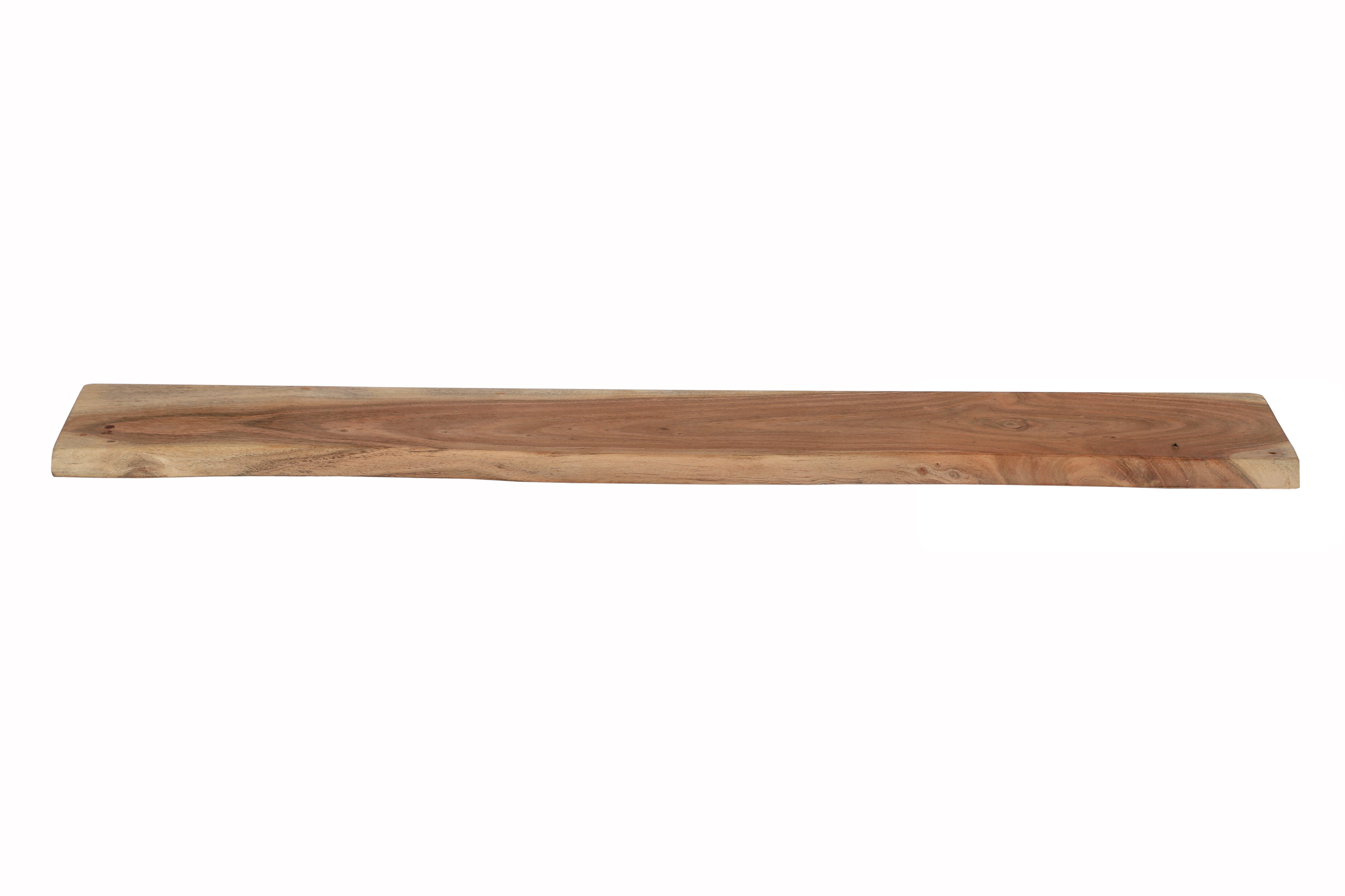 SAM® Wandregal Amara, massives Akazienholz, Baumkante, günstig online kaufen