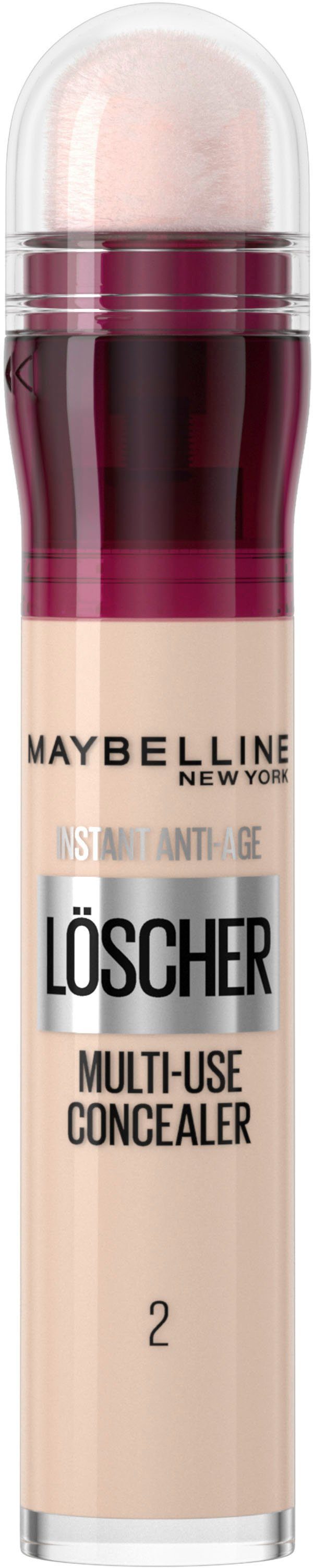 MAYBELLINE NEW YORK Concealer INSTANT ANTI-AGE MULTI-USE CONCEALER, für sichtbar straffere Haut und einen ebenmäßigen Teint