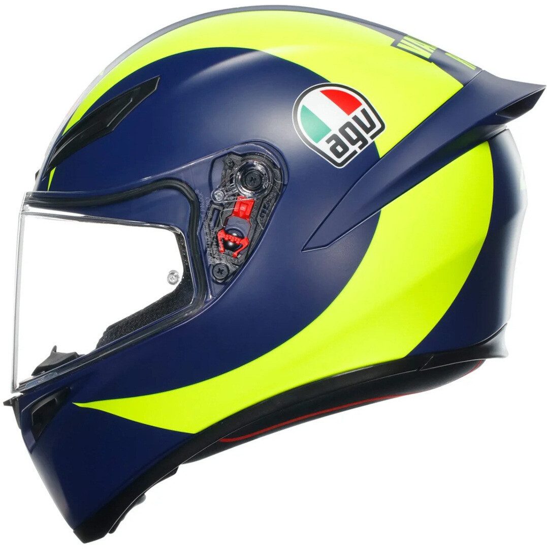 AGV Motorradhelm K-1 S Soleluna 2018 Helm, vorbereitet für Kommunikationssystem