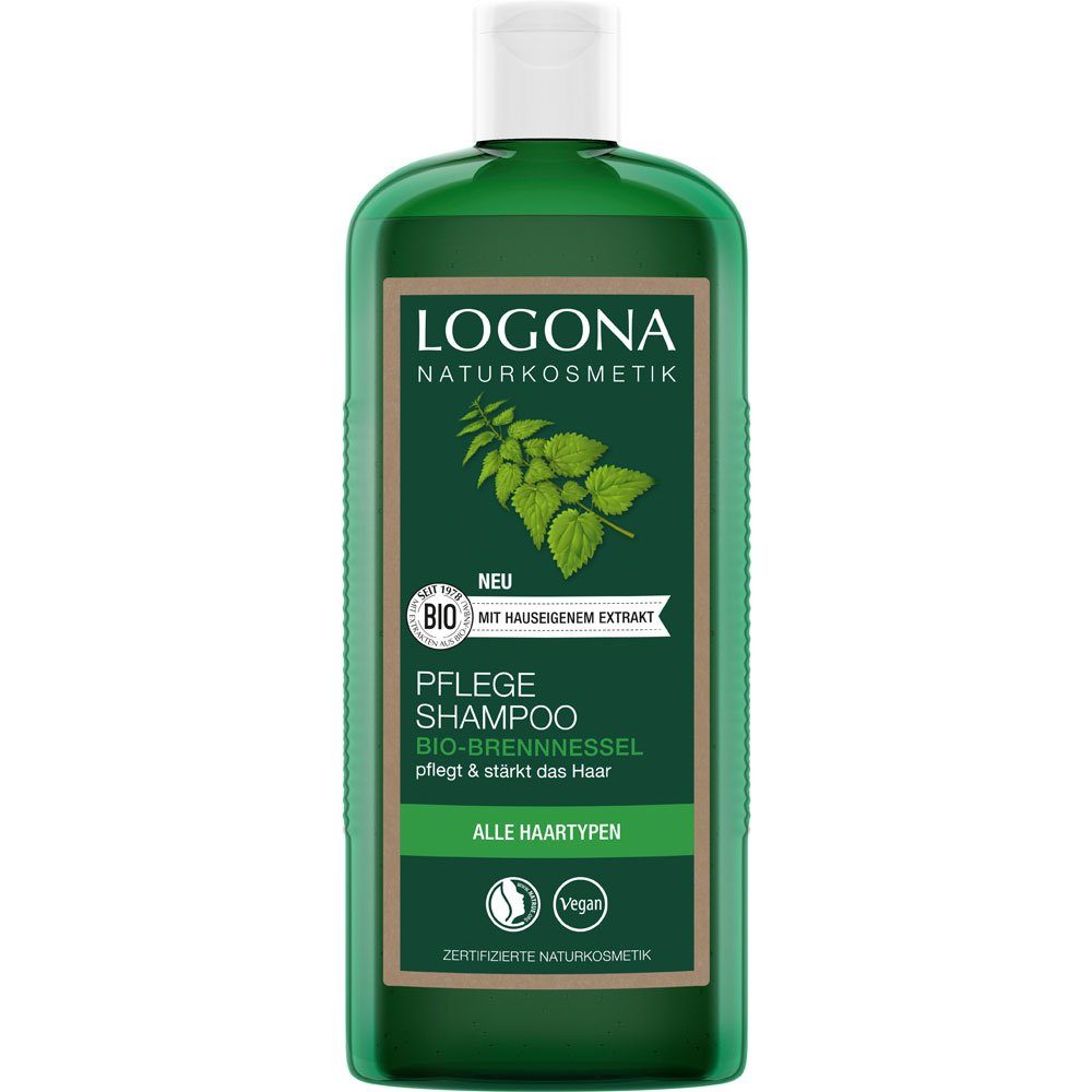 LOGONA Haarshampoo Pflege Shampoo Brennessel, 500 ml