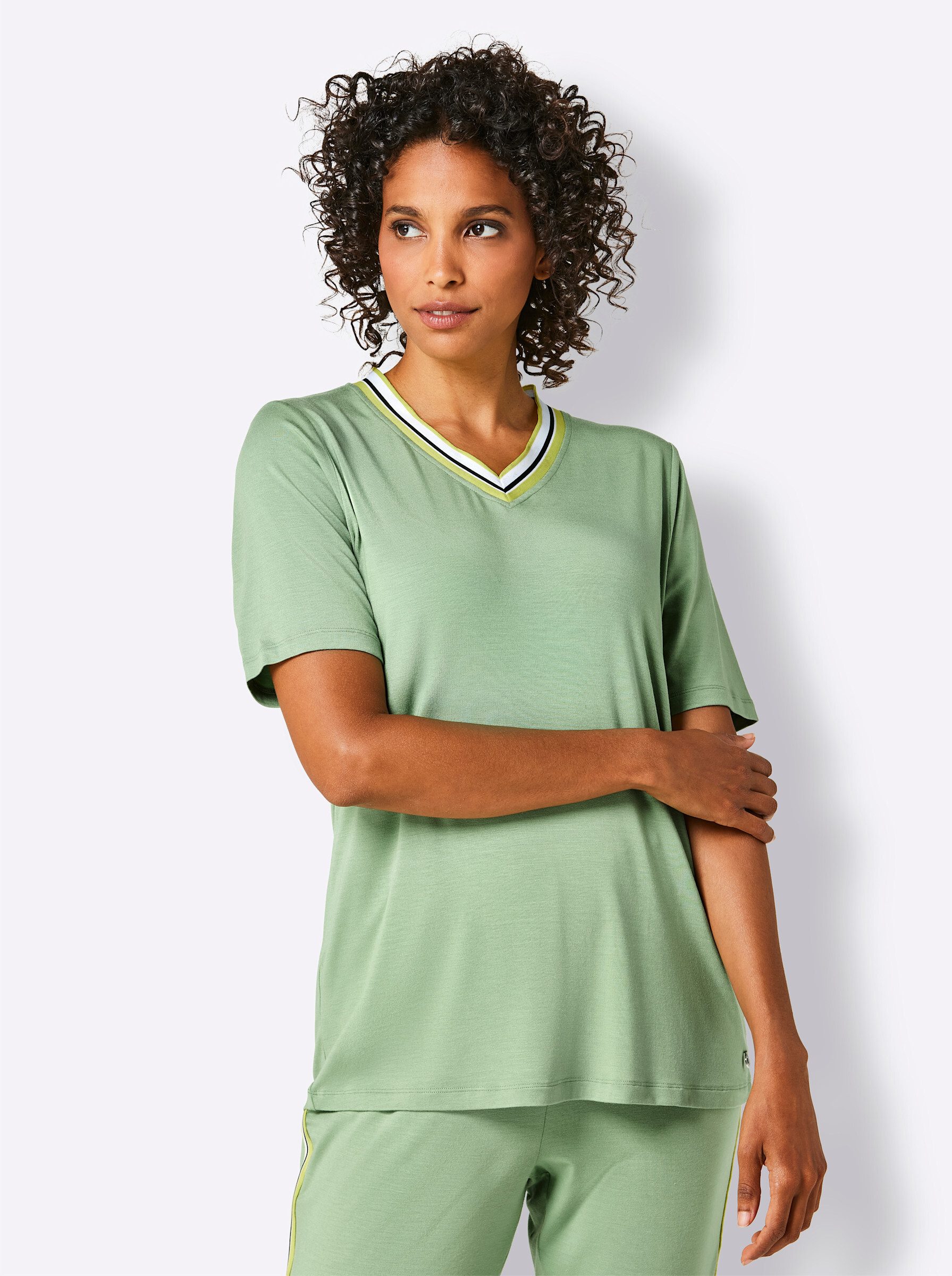 T-Shirt Modal-Shirt Kurzarm