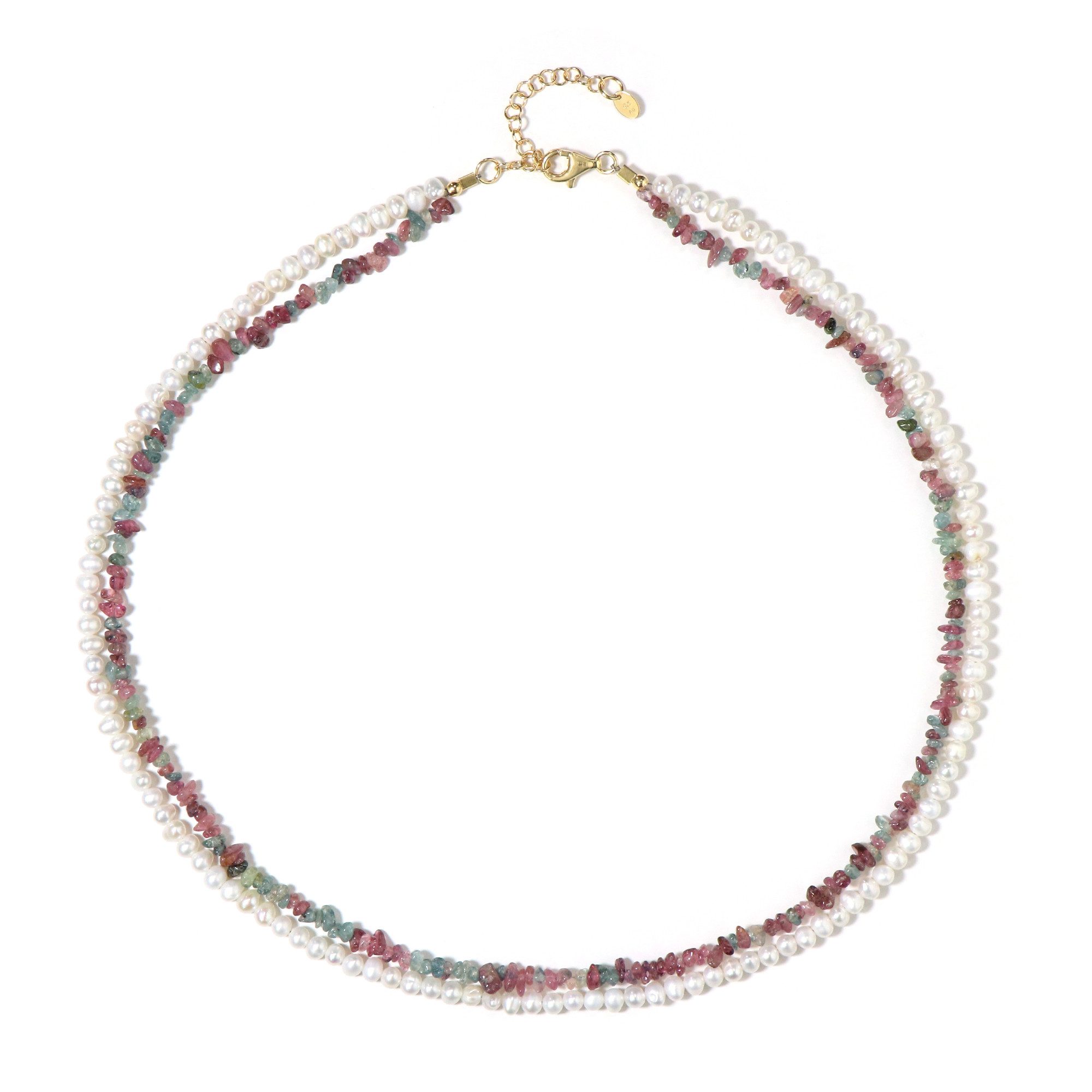 Cavill Silberkette Exquisite Turmalin Perle Silber Halskette (1-tlg)