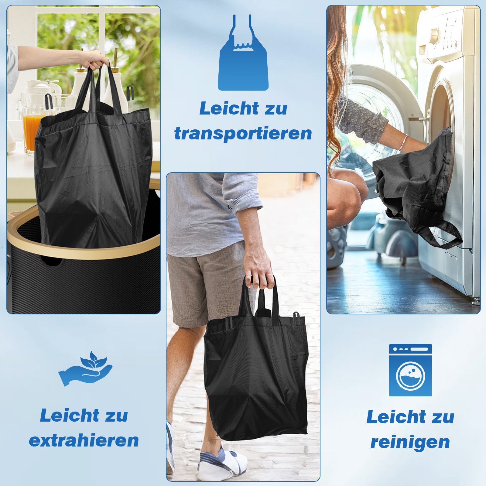 skelo Flaschenkorb Pfandflaschen Sammelbehälter, 160L Pfandflaschen Aufbewa günstig online kaufen