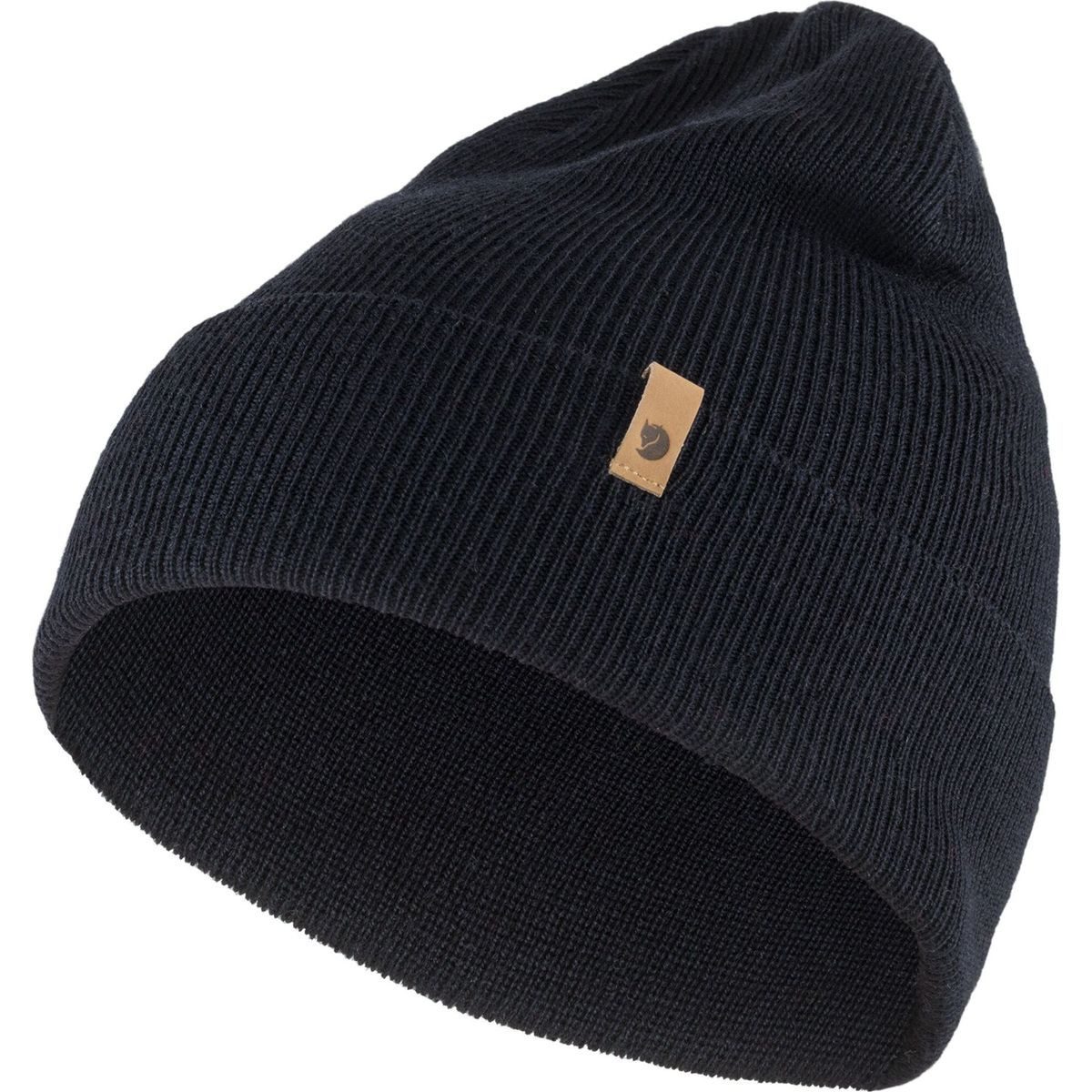 Fjällräven Beanie Classic Knit Hat Weiche Merinowollmütze mit zweilagigem Strick