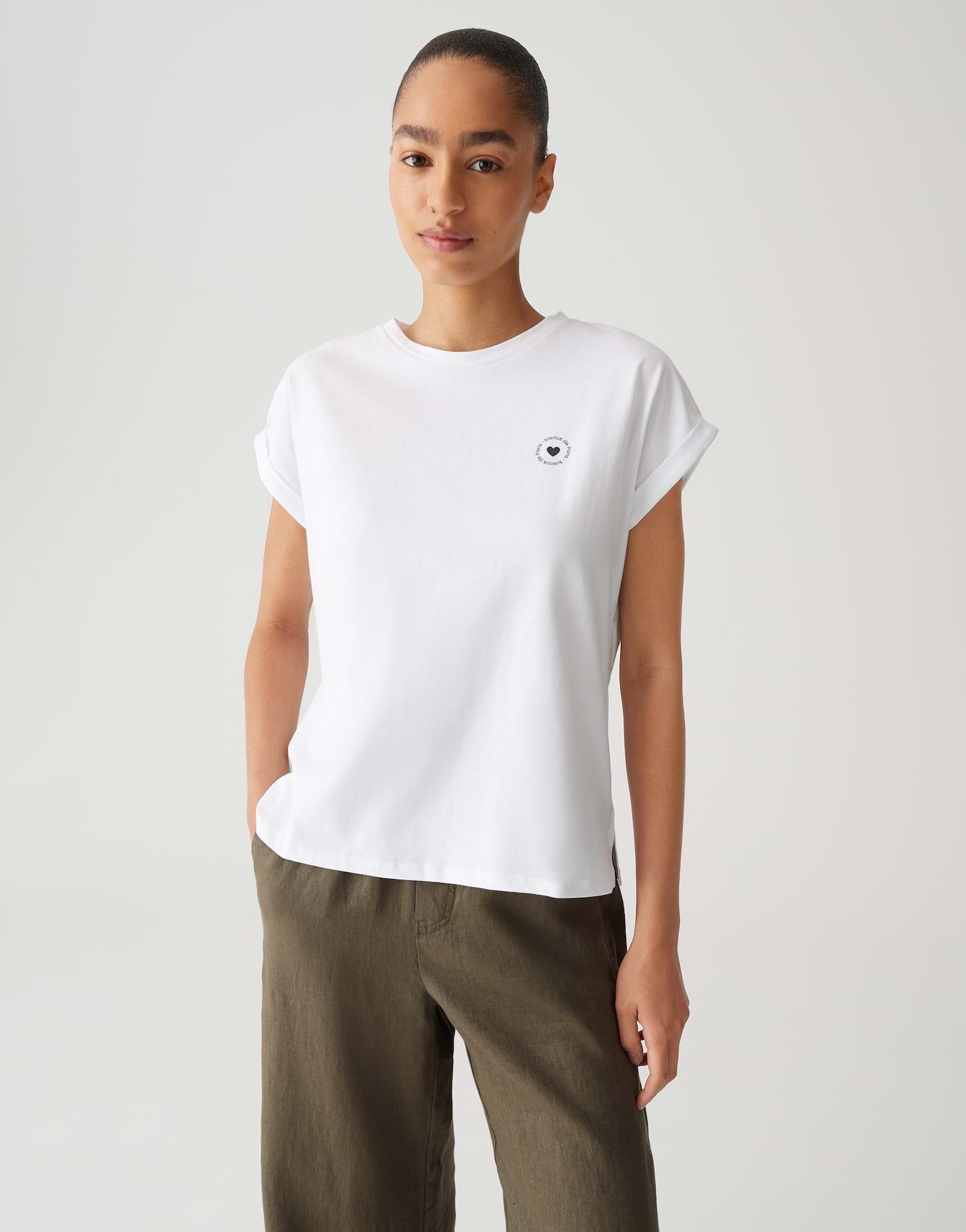 OPUS Kurzarmshirt SPARIS aus nachhaltigem Organic günstig online kaufen