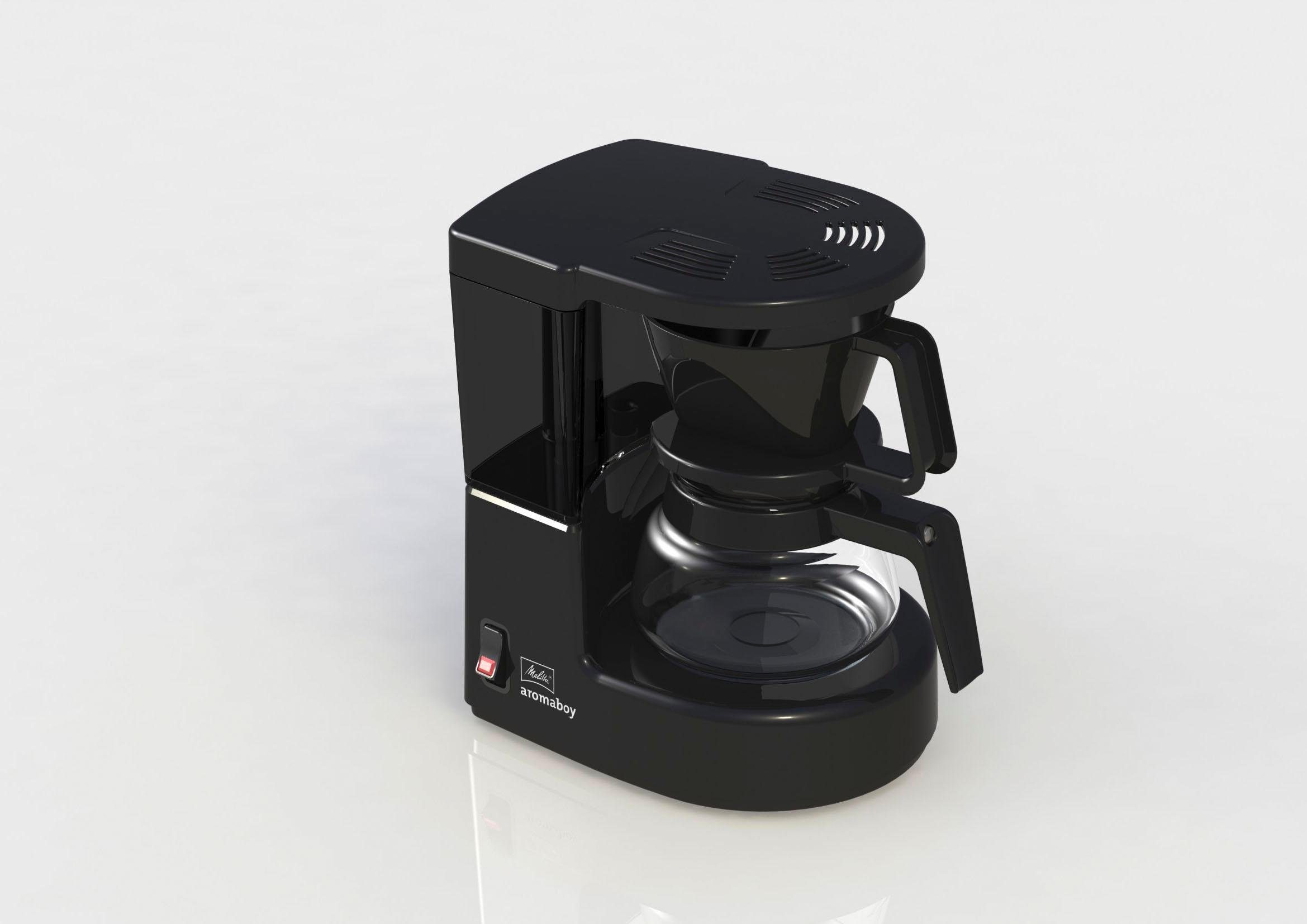 Melitta Filterkaffeemaschine Melitta® Aromaboy® 1015-02, 0,3l Kaffeekanne, Papierfilter 100, für 1-2 Tassen
