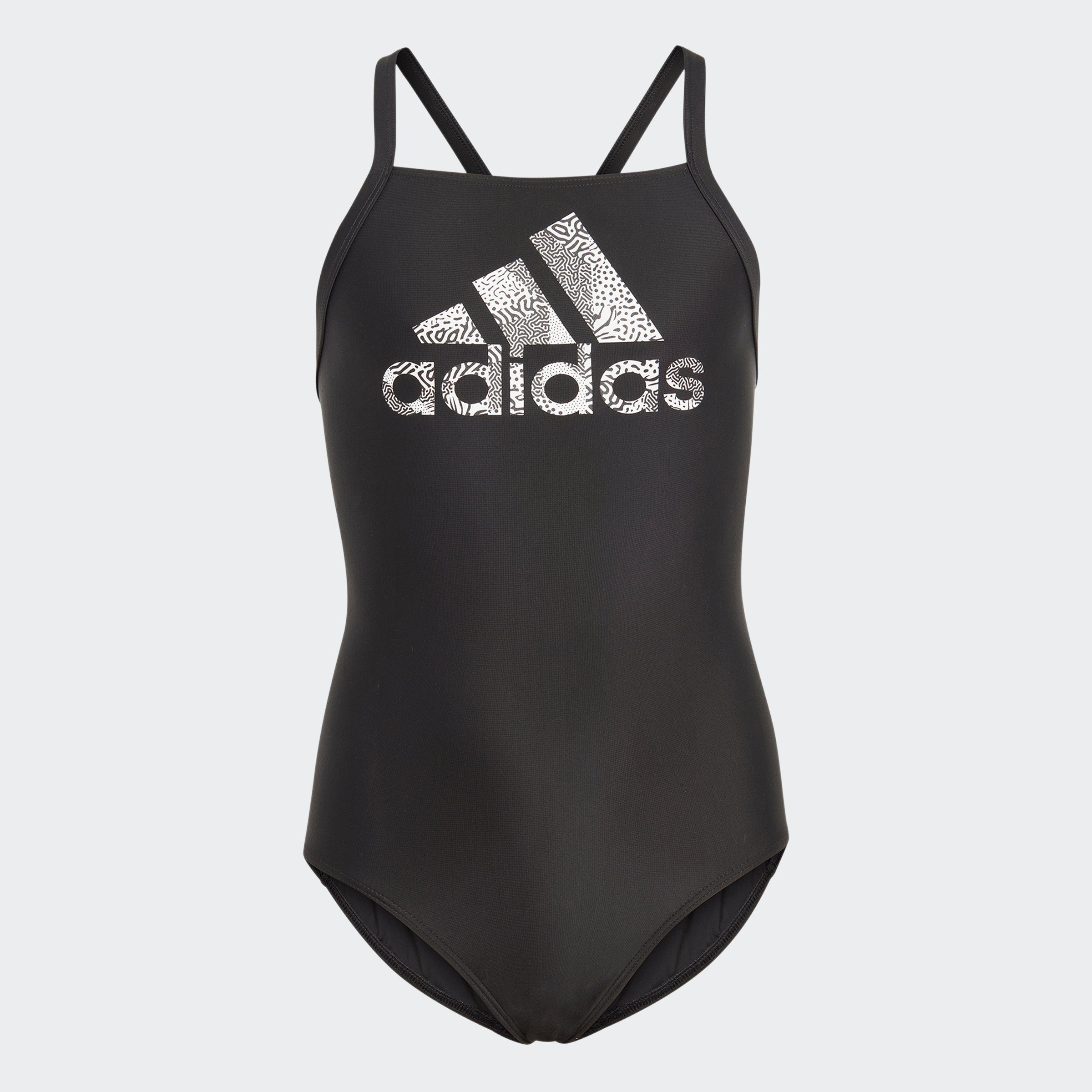 White Black Performance Badeanzug (1-St) BIG adidas / LOGO