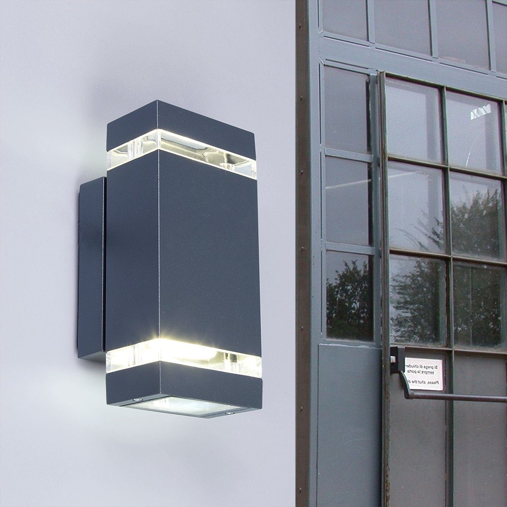 Lutec LED AußenWandleuchte »LED Focus IP44 Anthrazit« online kaufen OTTO