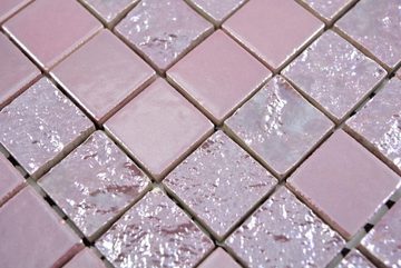 Mosani Mosaikfliesen Keramik Mosaik Fliese exklusive Japan pink rose