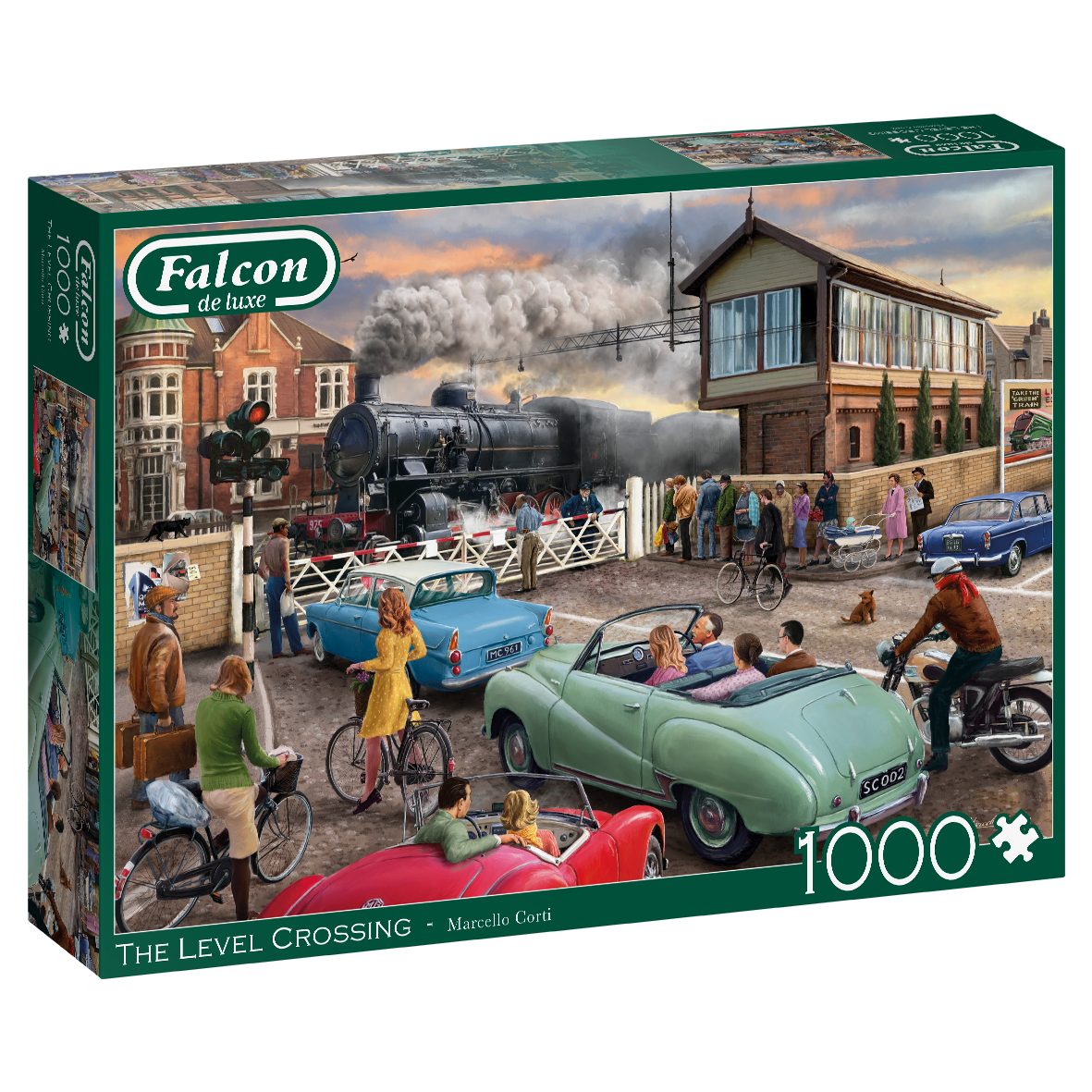 Jumbo Spiele Puzzle Falcon Level Crossing 1000 Teile, 1000 Puzzleteile