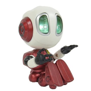 Kögler Actionfigur Die Cast Roboter mit Sound und Licht & Laberfunktion 12 x 5,5 cm rot