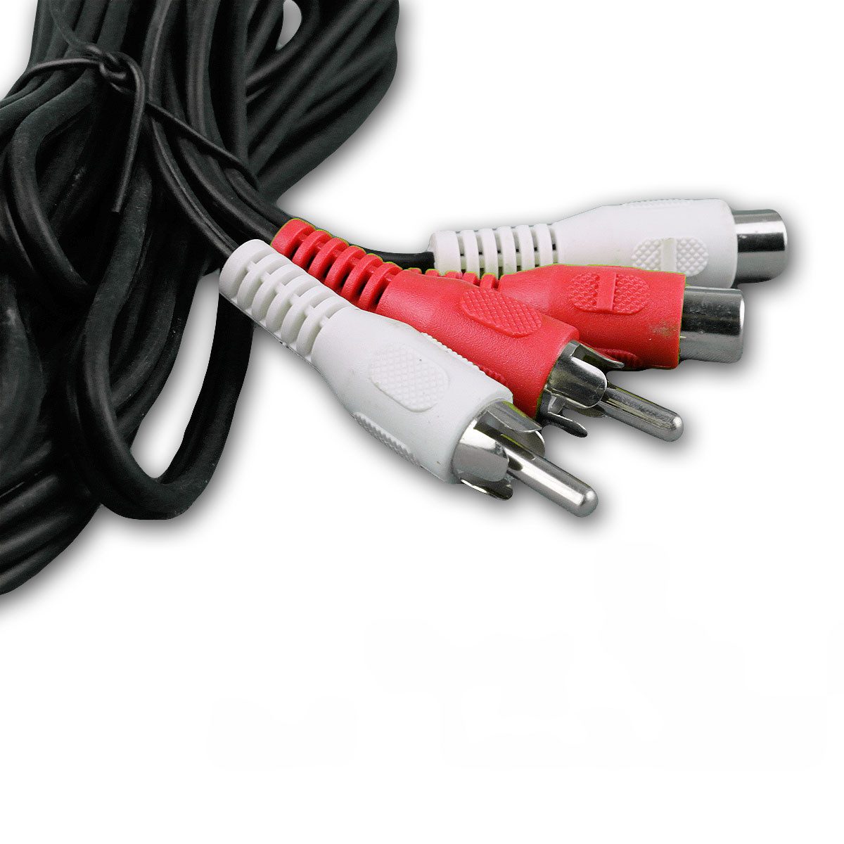 Blanko Cinch-Stecker Cinch Kabel Verlängerung 5m, Cinchverlängerung