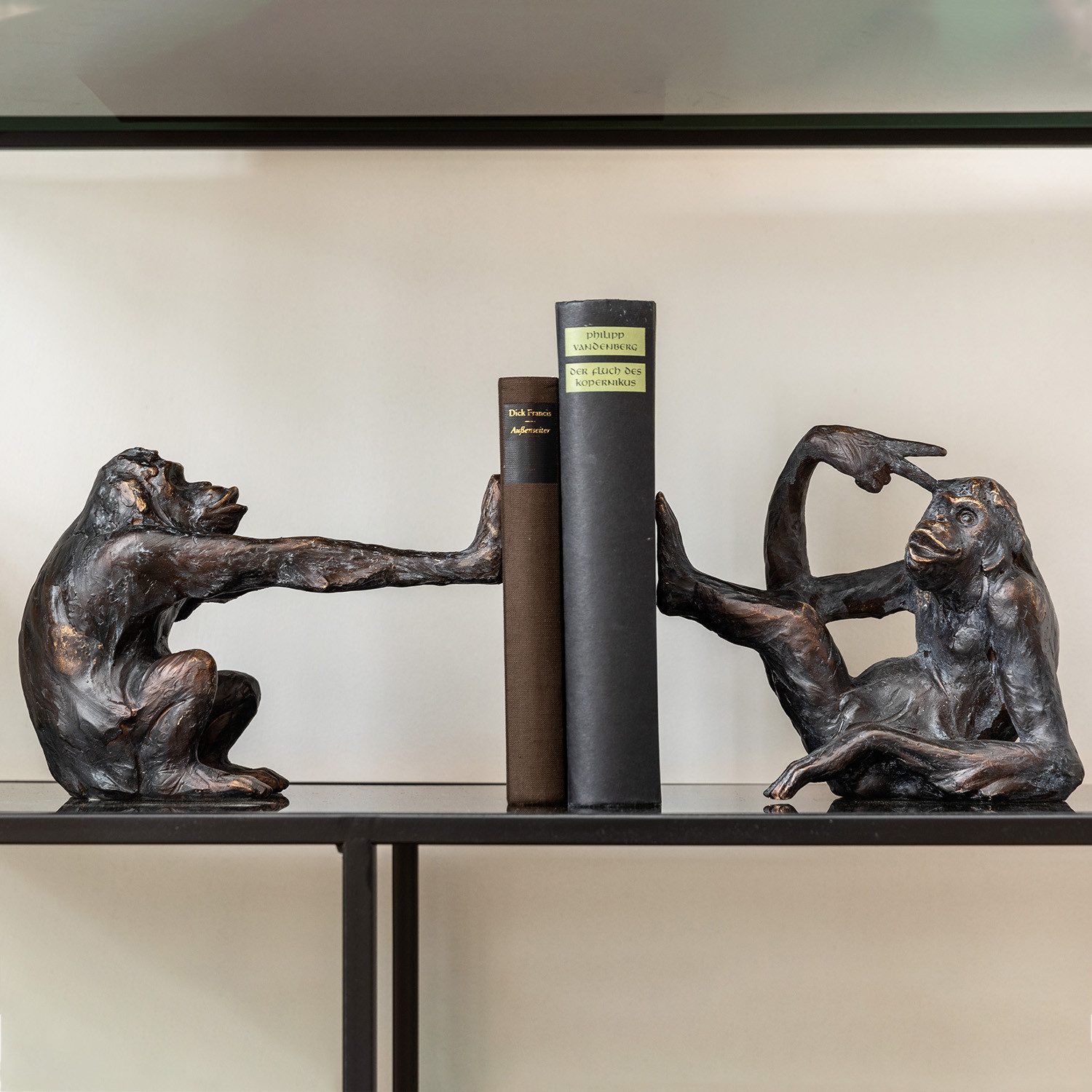 Kare Design Buchstütze Buchstütze Monkey (2/Set)