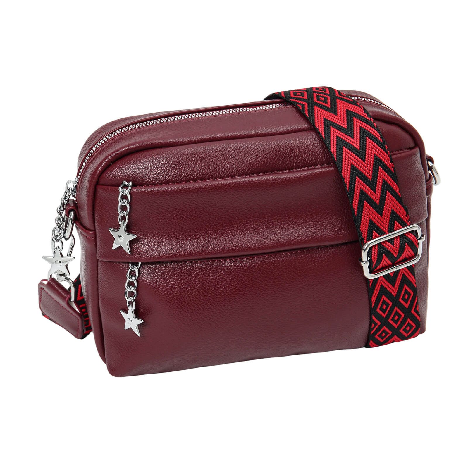 Leoberg Umhängetasche 315000, Clutch Bag Umhängetasche Schultertasche mit verstellbaren Gurt