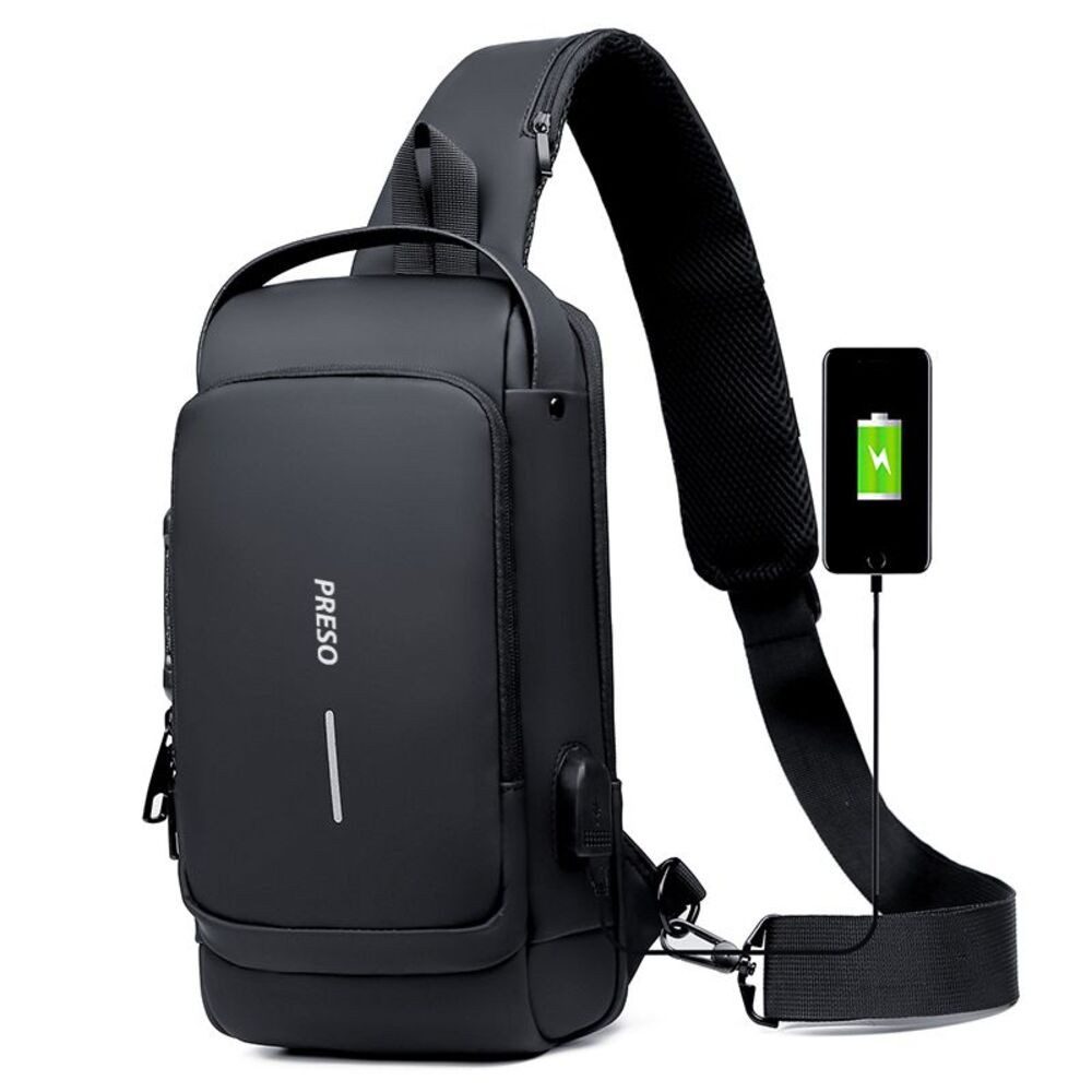 Umhängetasche Crossbody Bag, Herren Brusttasche, Herren Umhängetasche