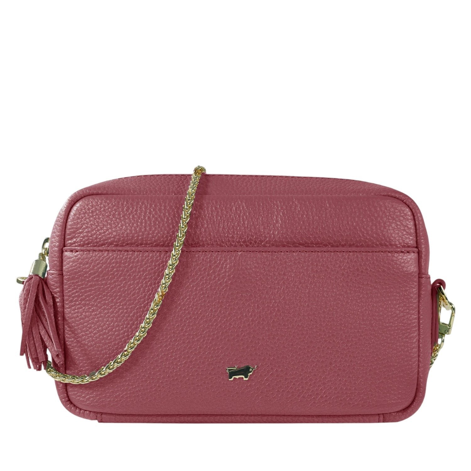 Braun Büffel Handytasche ALESSIA Camera Bag with Chain brown rose