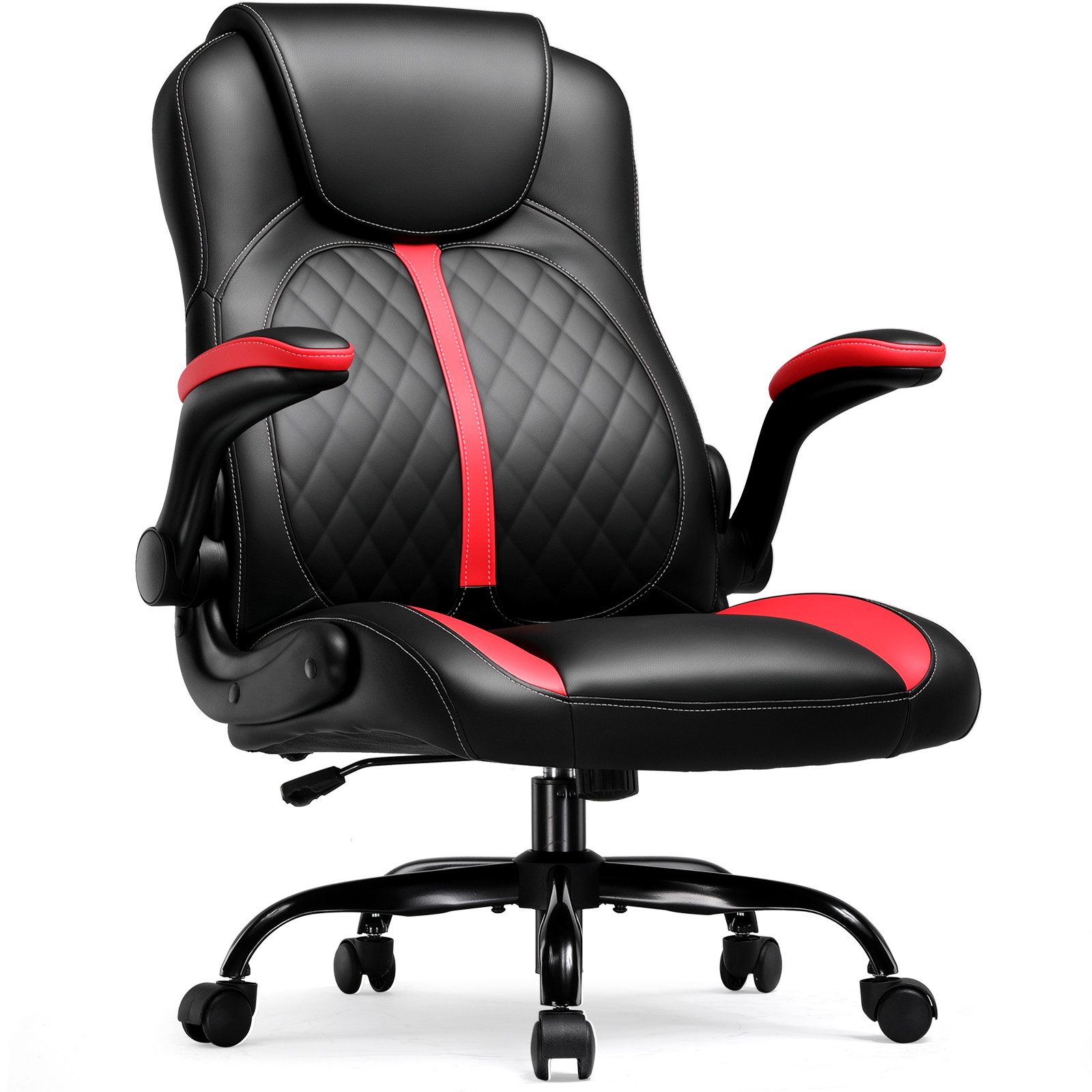GTPLAYER Gaming-Stuhl Bürostuhl Gaming Stuhl Ergonomischer Schreibtischstuhl Drehstuhl (Packung), Gamer Stuhl mit verstellbaren Armlehnen Belastung 150 kg