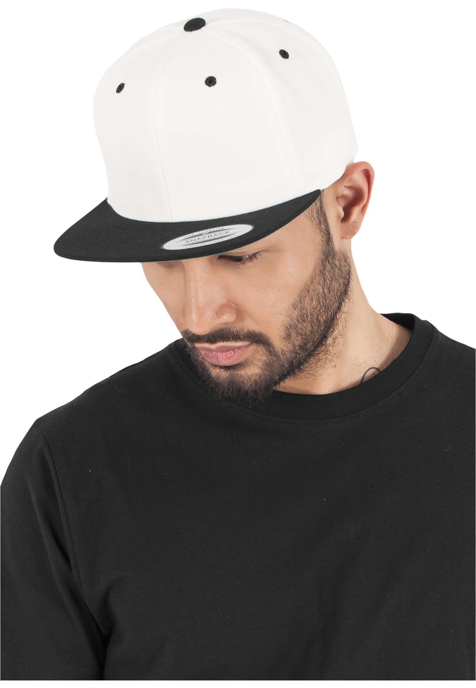 Snapback Classic Flex Cap Flexfit 2-Tone natural/black Snapback