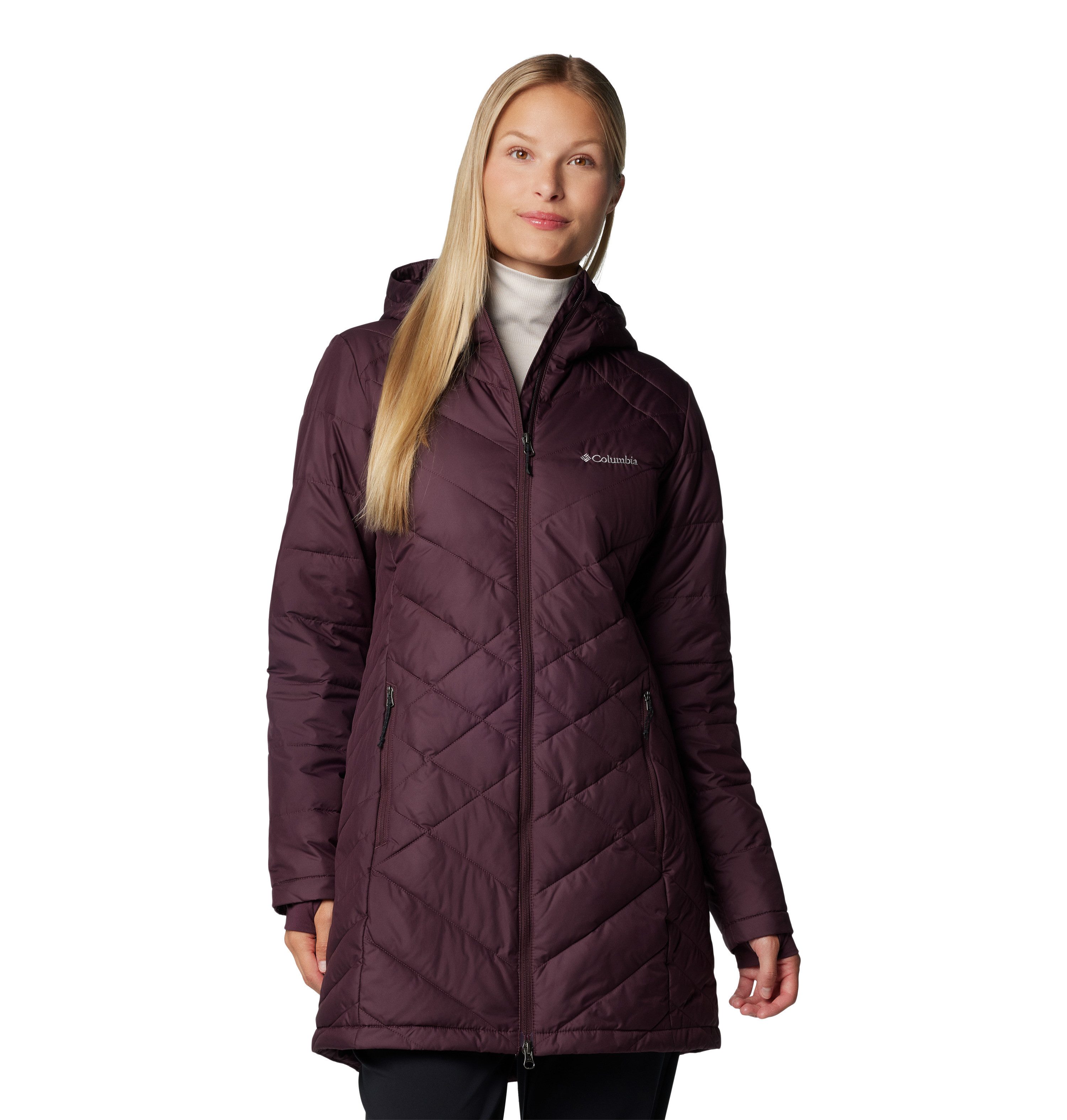 Columbia Steppmantel HEAVENLY LONG HOODED JACKET (1-tlg) günstig online kaufen