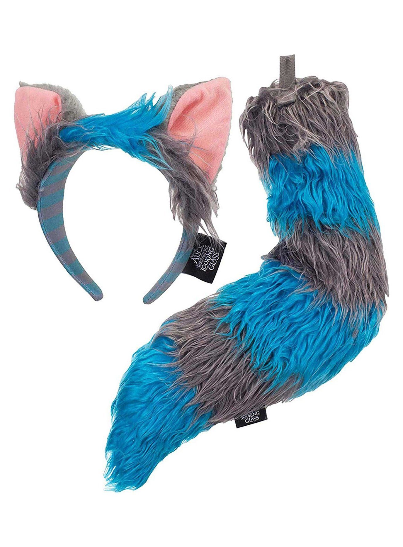 Elope Kostüm Grinsekatze AccessoireSet blau, Die schräge Cheshire Cat aus den zwei Alice im