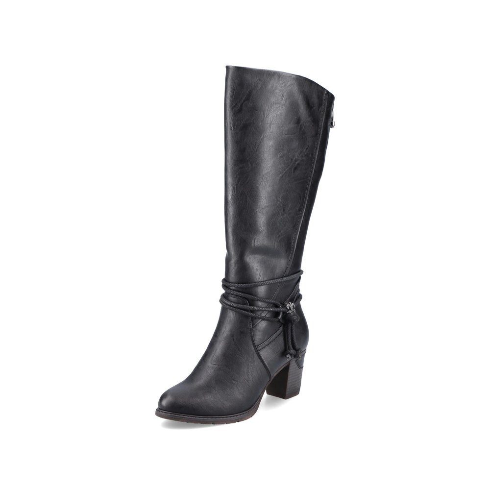 Rieker - Hochschaftstiefel: Genf - Schwarz Stiefel