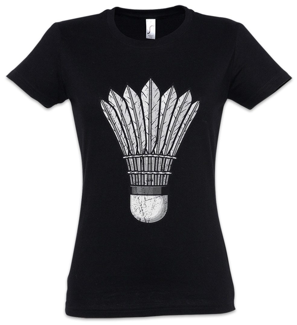 Urban Backwoods Print-Shirt Badminton Birdie Damen T-Shirt Player Passion Love Addiction Spieler (1-tlg) Federball Turnier Sport Verein