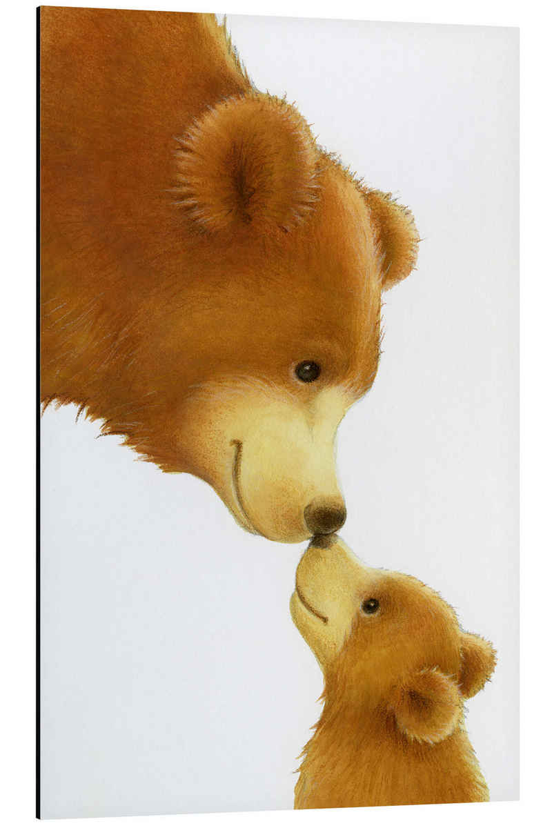 Posterlounge Alu-Dibond-Druck Lisa Alderson, Großer Bär, Kleiner Bär, Babyzimmer Illustration
