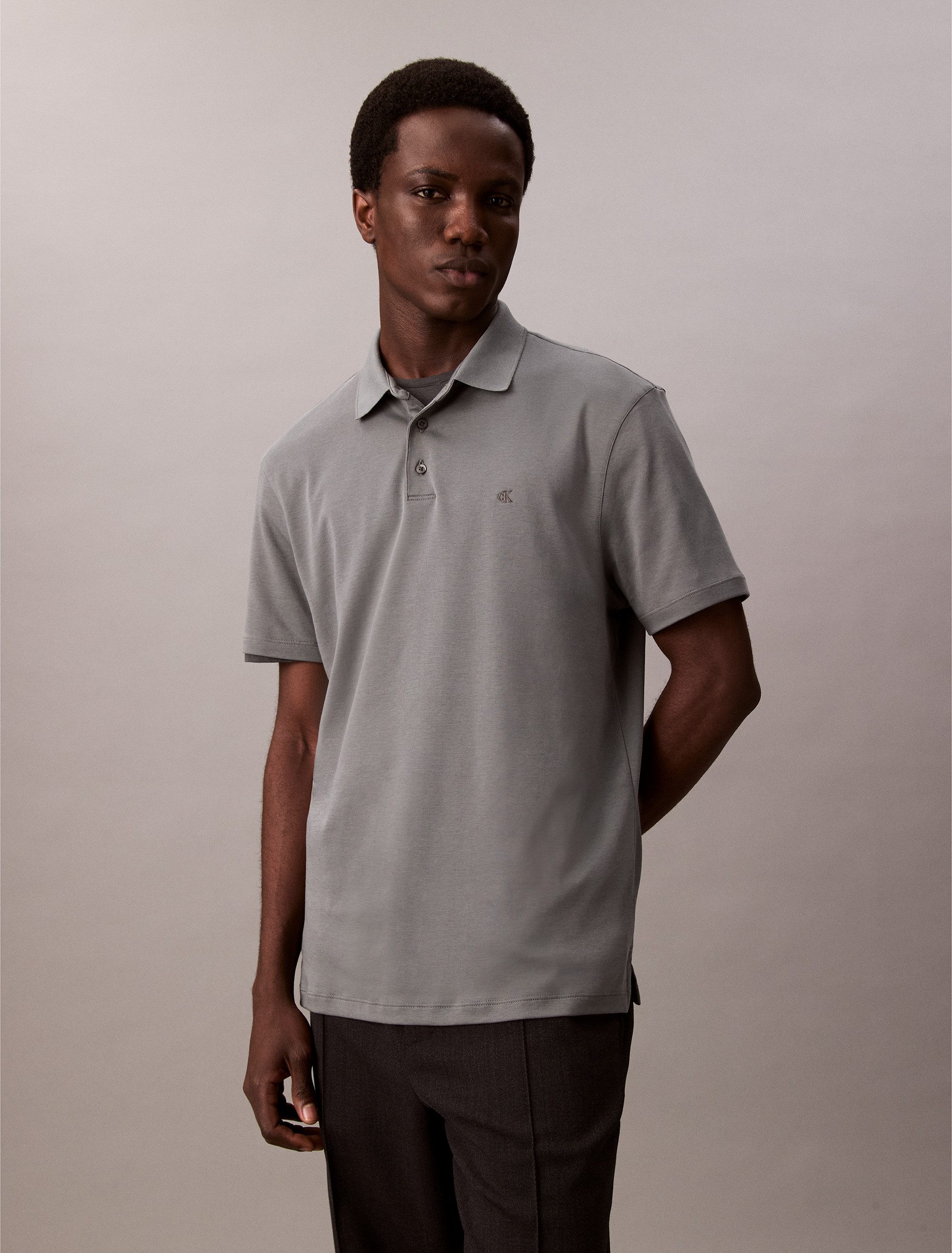 Calvin Klein Poloshirt SS SUPIMA CHEST günstig online kaufen