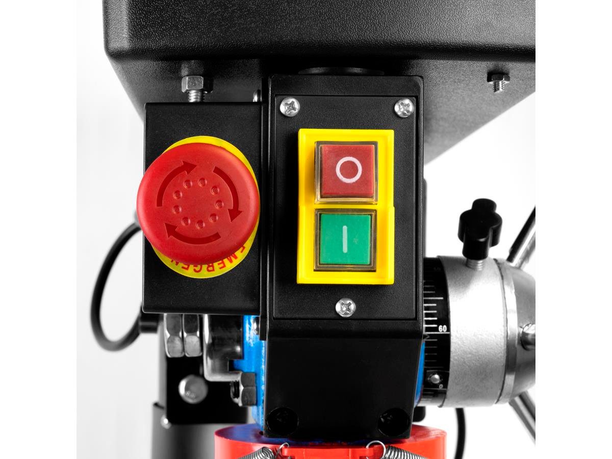 Güde Tischbohrmaschine GTB 16/605, 230 V, max. 2700 U/min, 600 W, Spindelaufnahme MK2, Bohrfutterkegel B16, Keilriemenspannsystem
