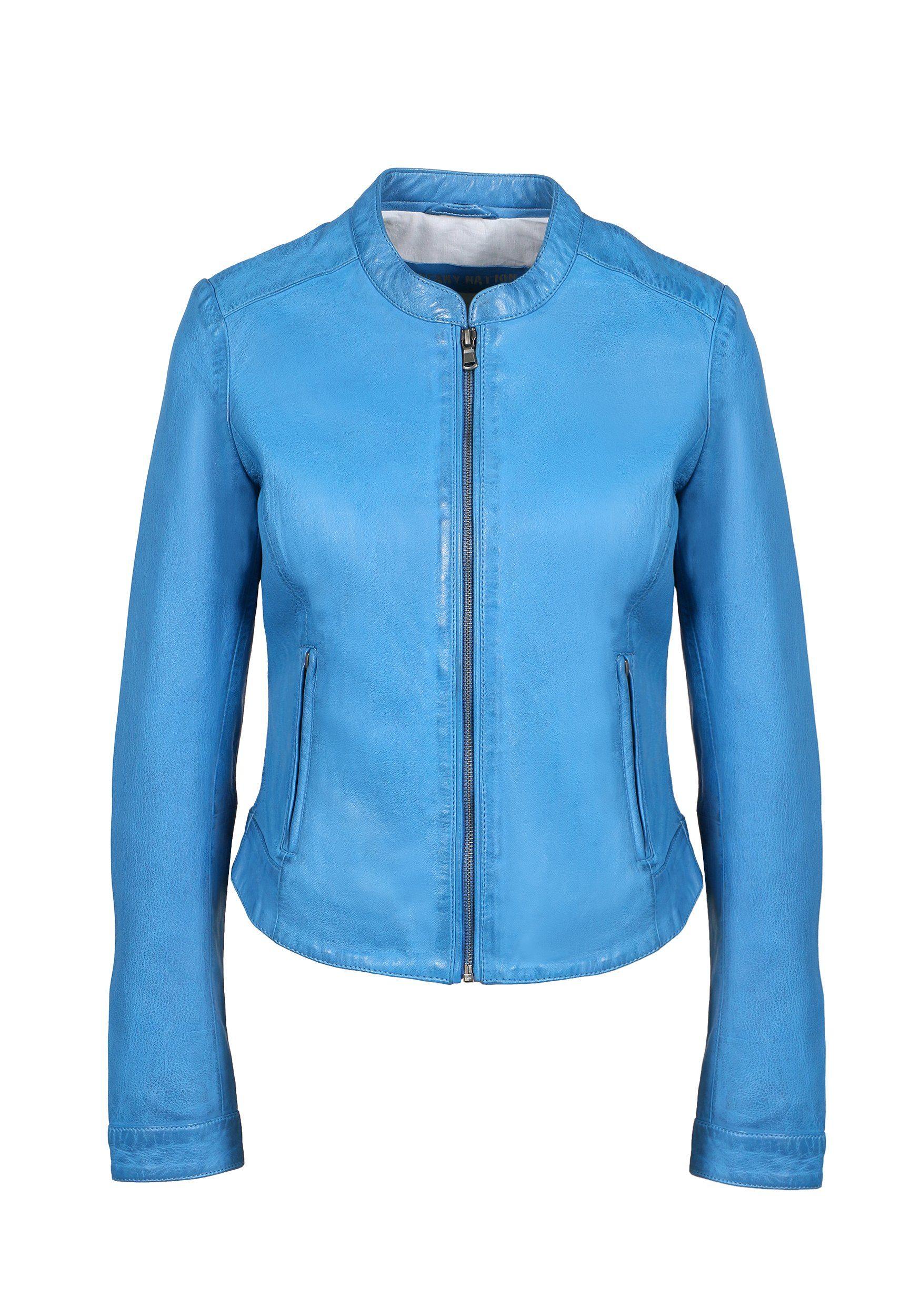 Günstige blaue Lederjacken für Damen online kaufen | OTTO