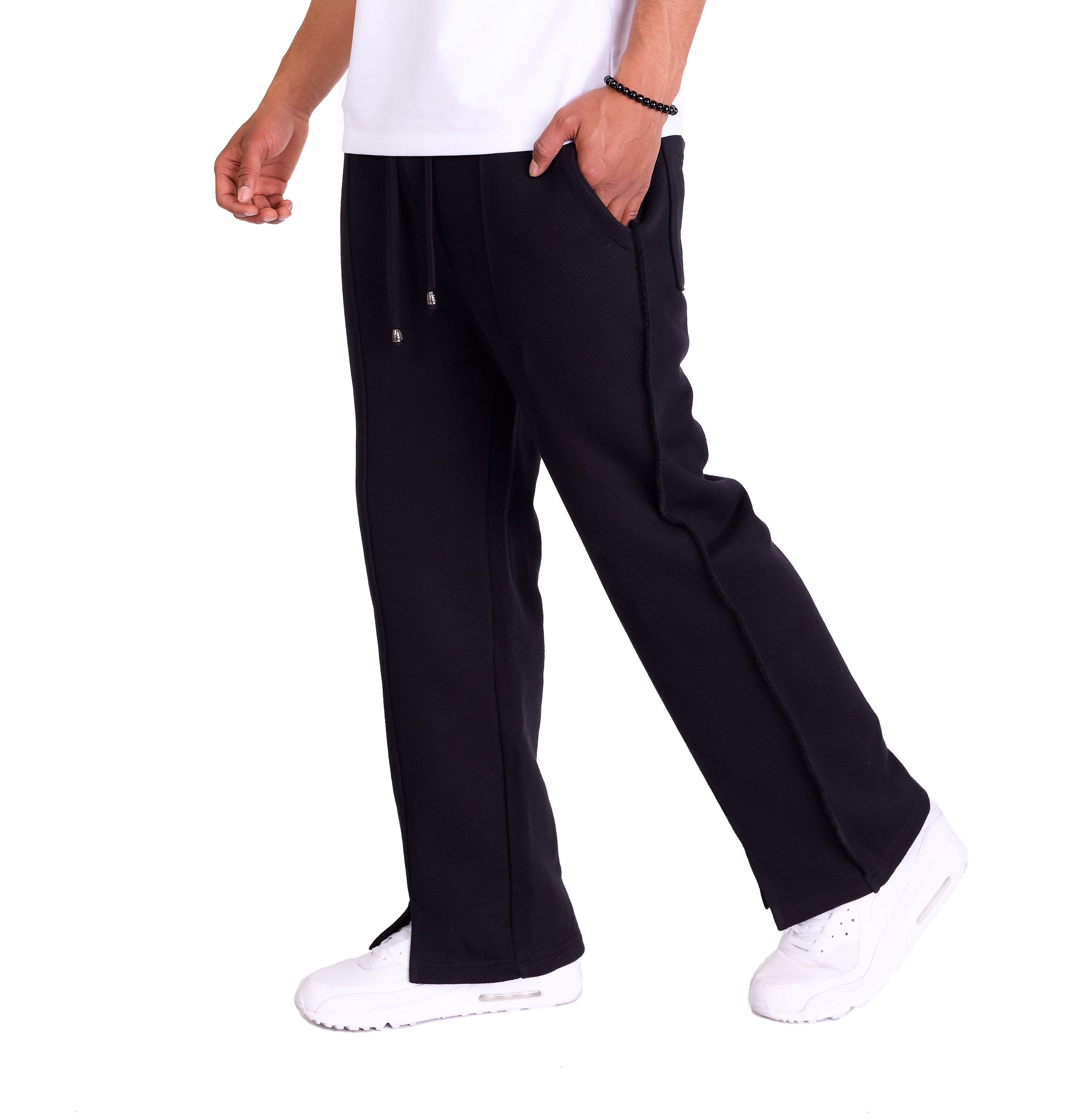 KINGZ Sweatpants Herren Baggy Sweatpant mit Bestickung günstig online kaufen