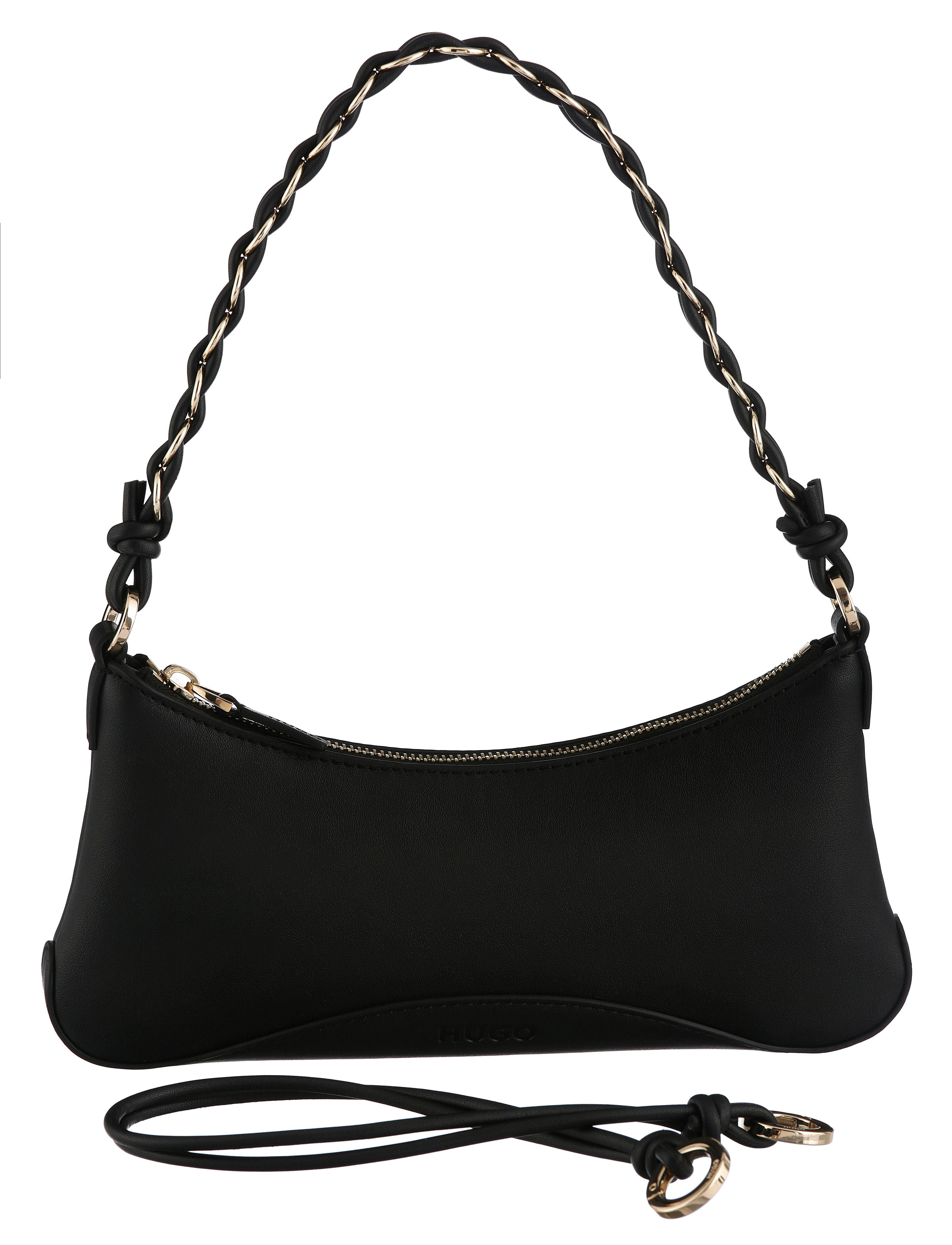 HUGO Schultertasche Ilary, Damen Handtasche mit doppeltem Schulterriemchen