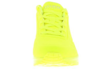 Skechers 73667/NYEL Uno-Night Shades Neon/Yellow Sneaker Schaft und Zunge sind gepolstert