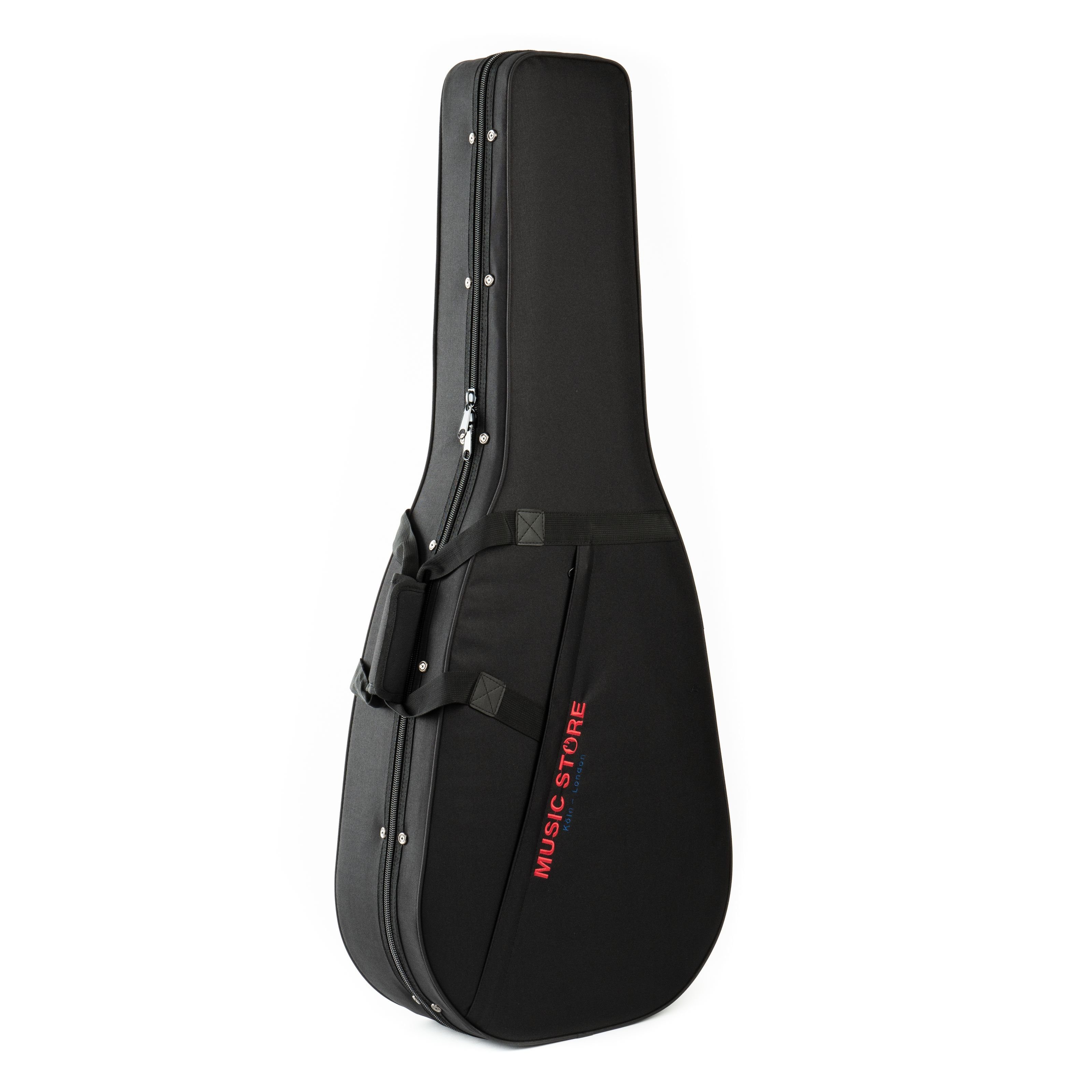 FAME Gitarrentasche (Softcase Westerngitarre Koffer Wetterfest Leichtgewicht 1.8kg Polsterung Rucksackgarnitur Inklusive Zubehörfach Ideal für sicheren Transport und Aufbewahrung, Gitarrenkoffer und Gitarrentaschen, Gitarrenkoffer Westerngitarre), Softcas