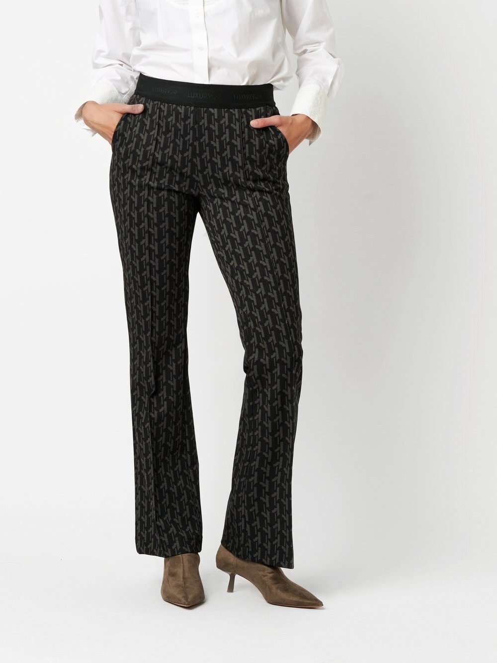 TONI Bootcuthose Jenny mit grafischem Muster