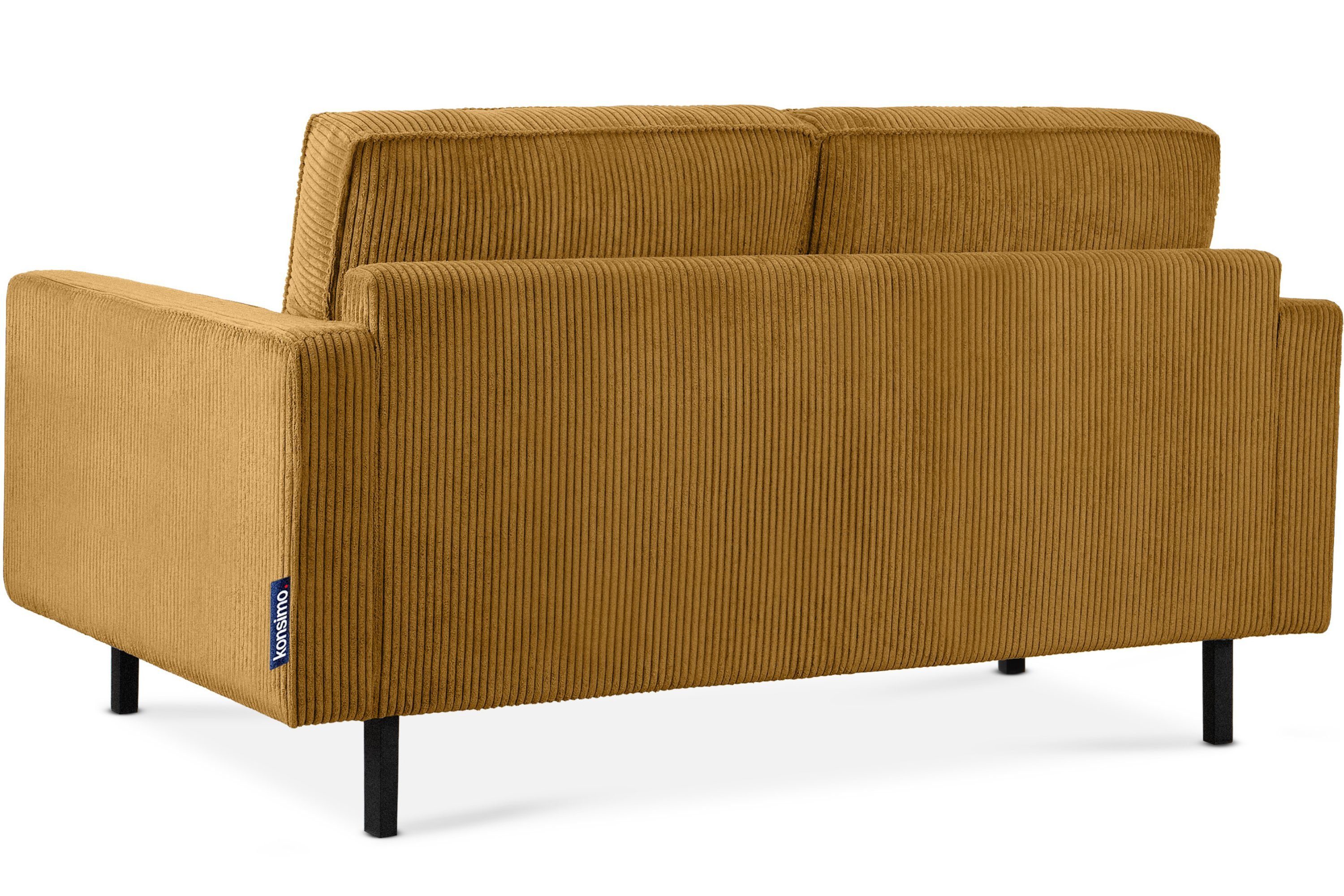 Polsterung Cord-Stoff aus Schaumstoff, Friendly 2-Sitzer Konsimo Pet INVIA Zweisitzer-Sofa, in hochwertigem