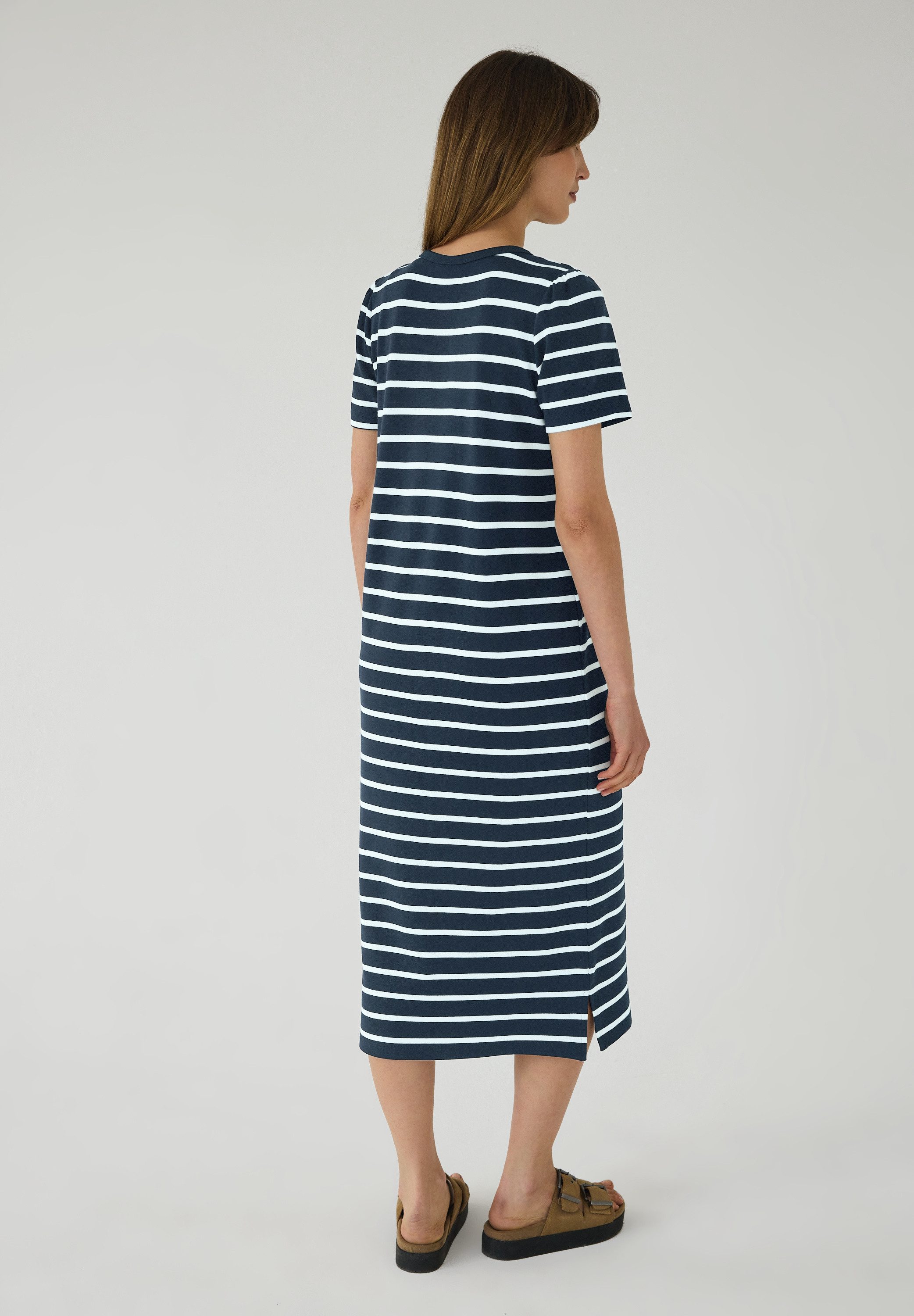 STREET ONE STUDIO Midikleid mit Rundhalsausschnitt