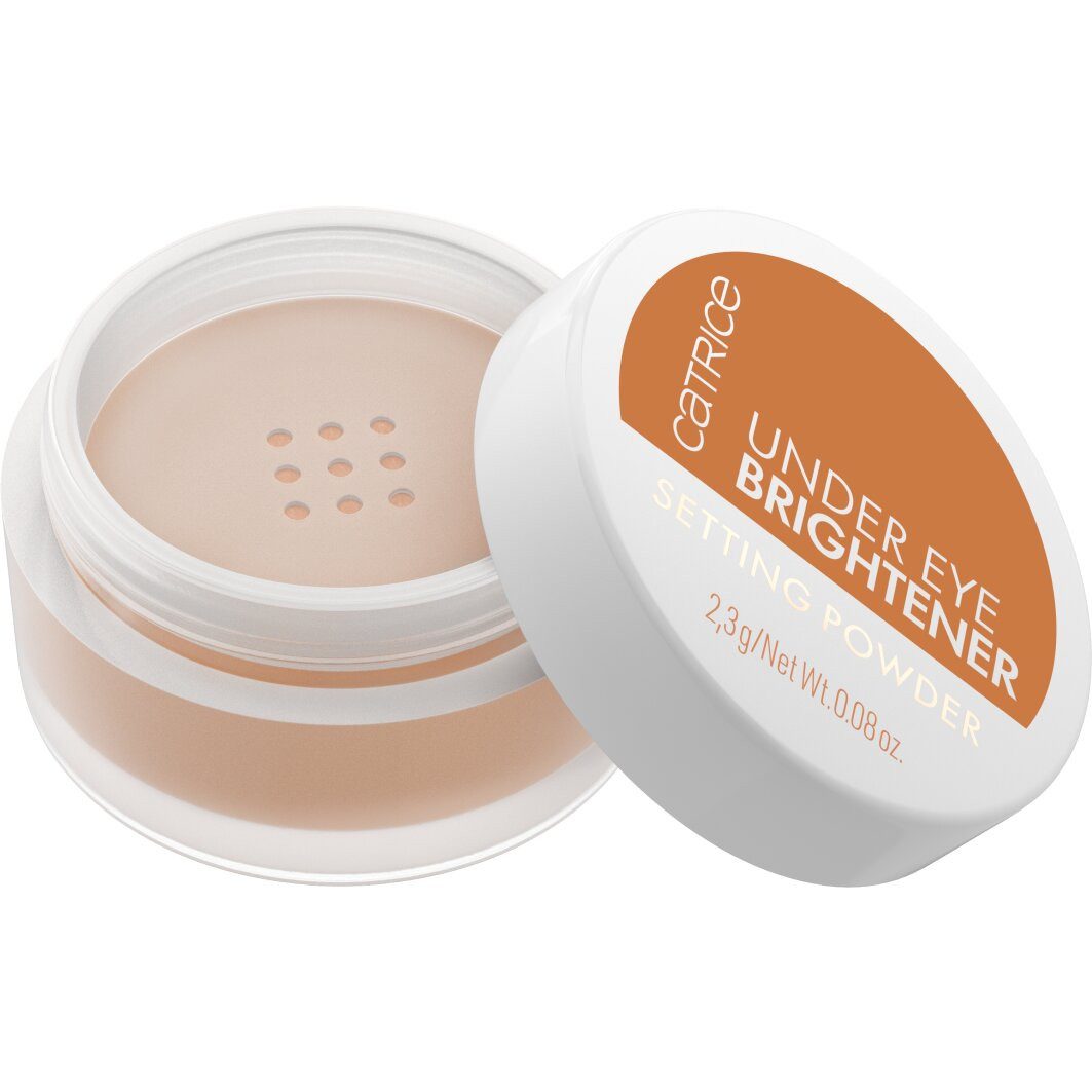 Catrice Puder UNDER EYE BRIGHTENER SETTING POWDER, 3-tlg., Loses Puder, frisches und strahlendes Finish, pflegt die Haut.