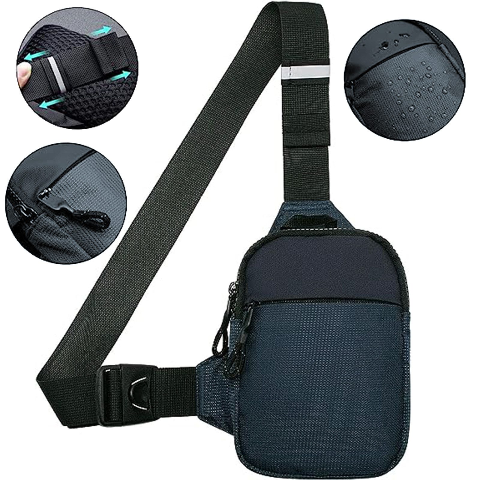 Schultertasche Umhängetasche Brusttasche Rucksack Streetwear Bag