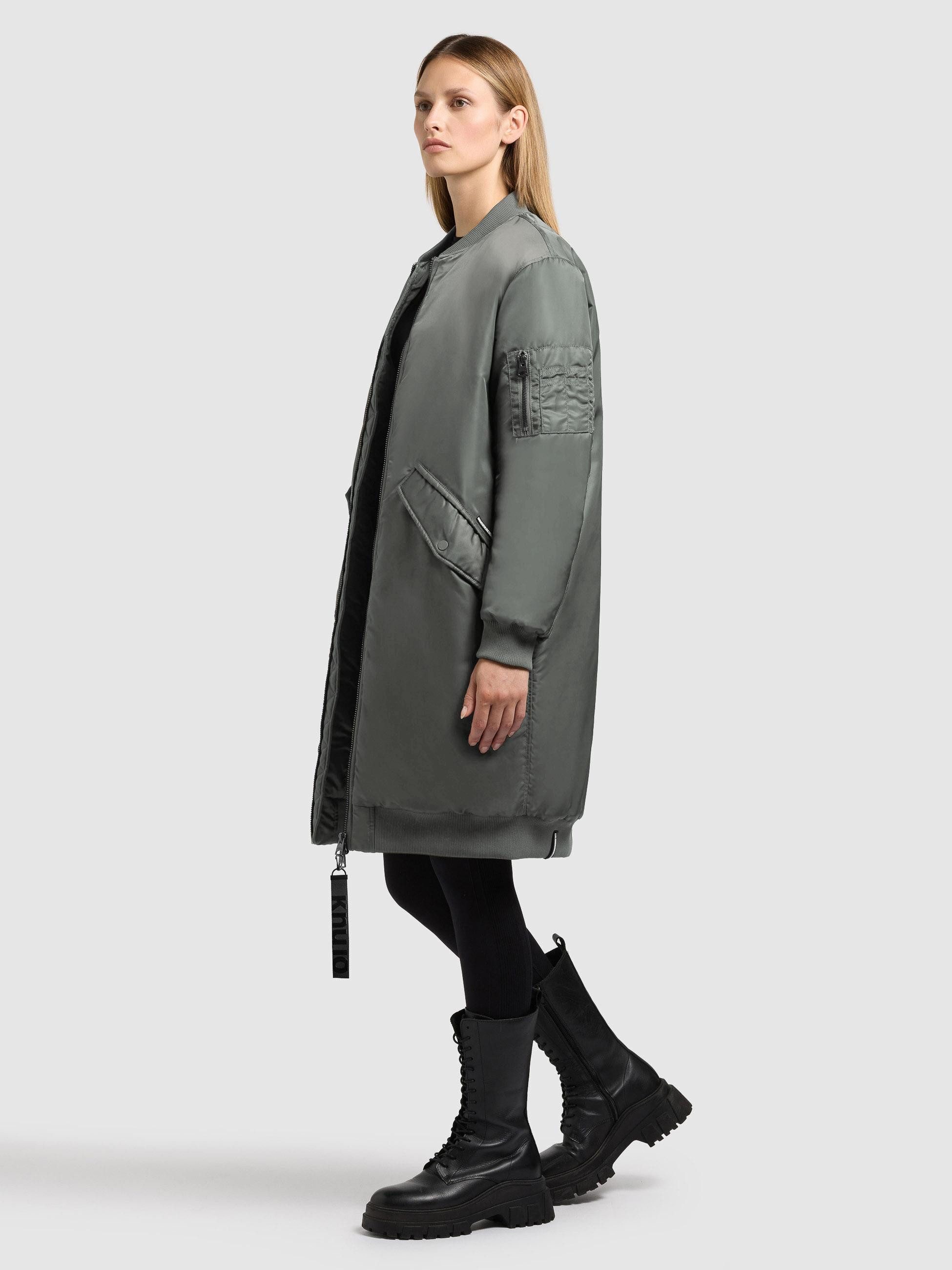 khujo Wintermantel Lulu Warm gefütterter Mantel im Bomberjacken-Style günstig online kaufen