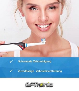 EFTronic Aufsteckbürsten, Aufsätze kompatibel mit Oral B Zahnbürsten, Ersatzbürsten, Auswählbar zwischen 8, 16, 20 Stück