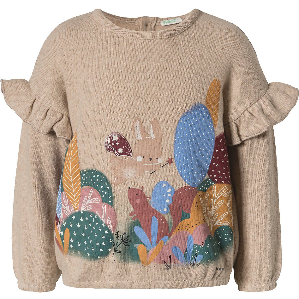 United Colors of Benetton Pullover & Shorts »Baby Pullover ENCHANTED WOOD  für Mädchen« online kaufen | OTTO