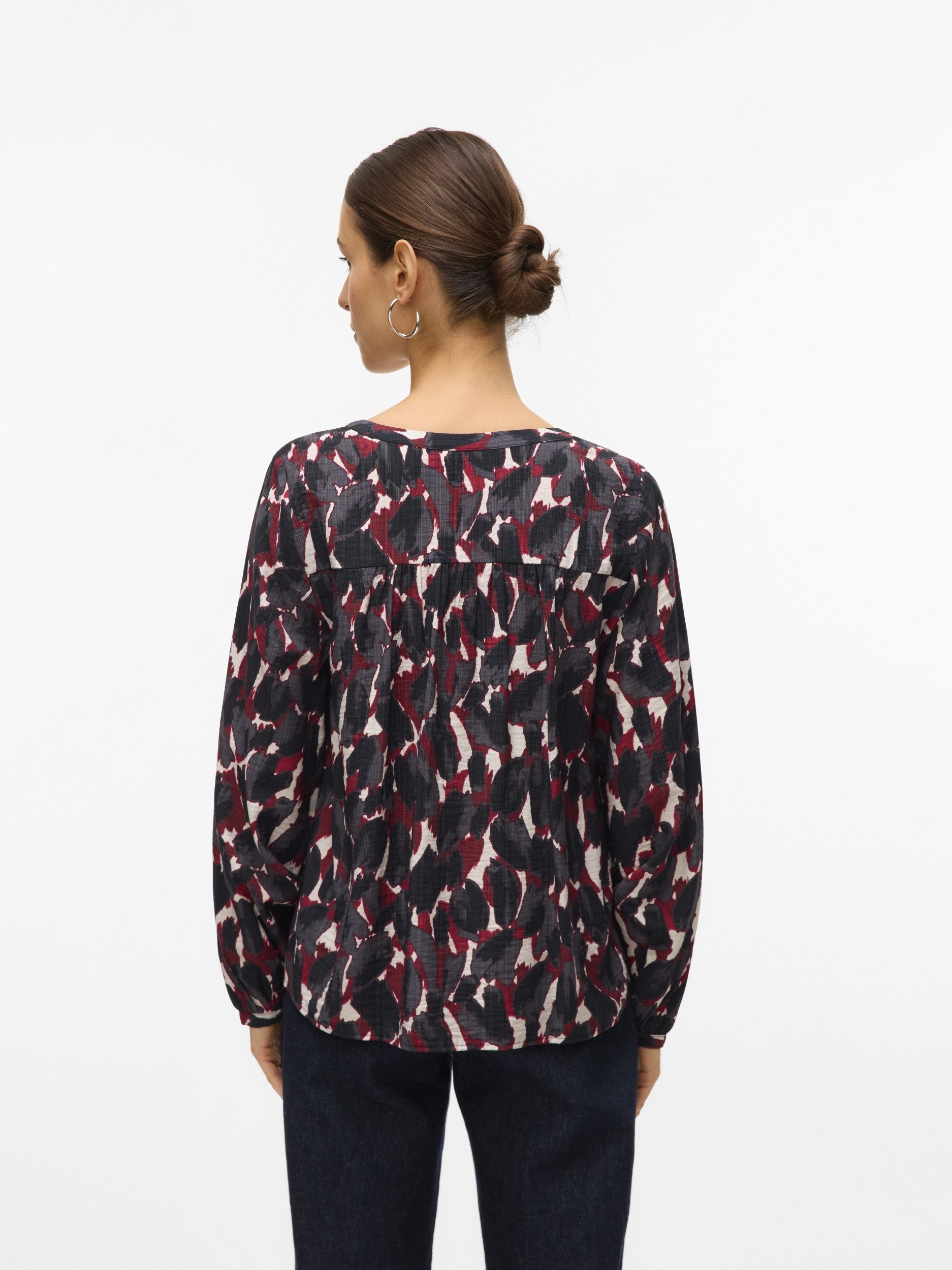 Vero Moda T-Shirt VMFANINI L/S SHIRT WVN BTQ GA