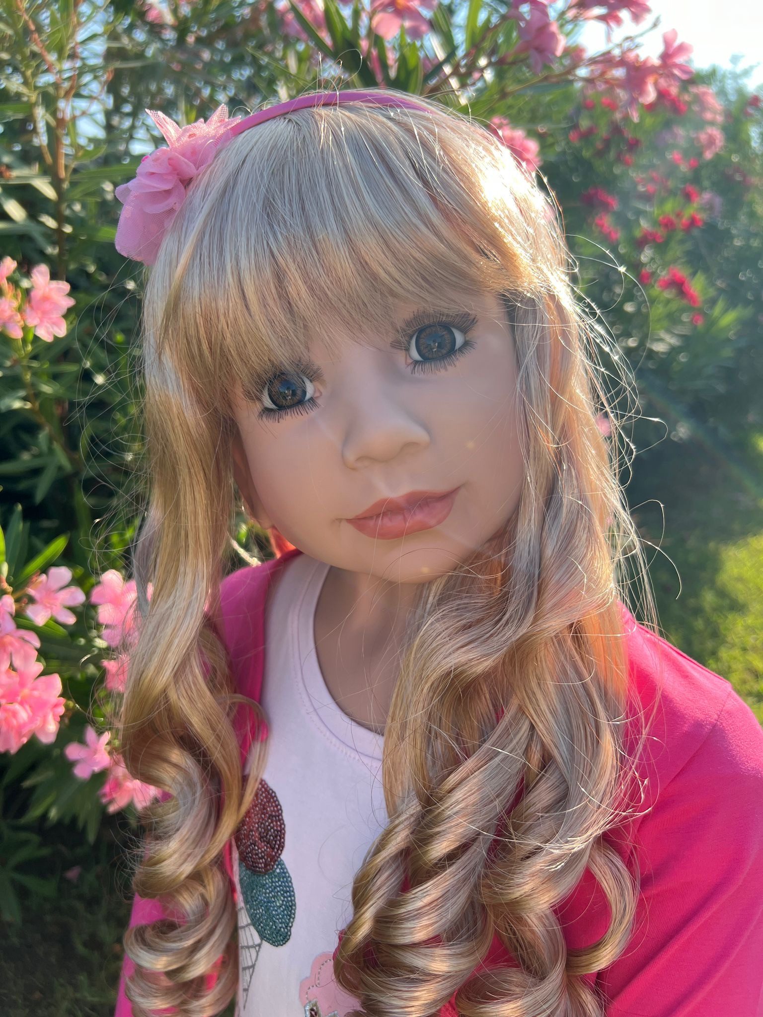 CMTPUPPENGALERIE Stehpuppe Olivia von Monika Levenig - blond - 122 cm - (1-tlg)
