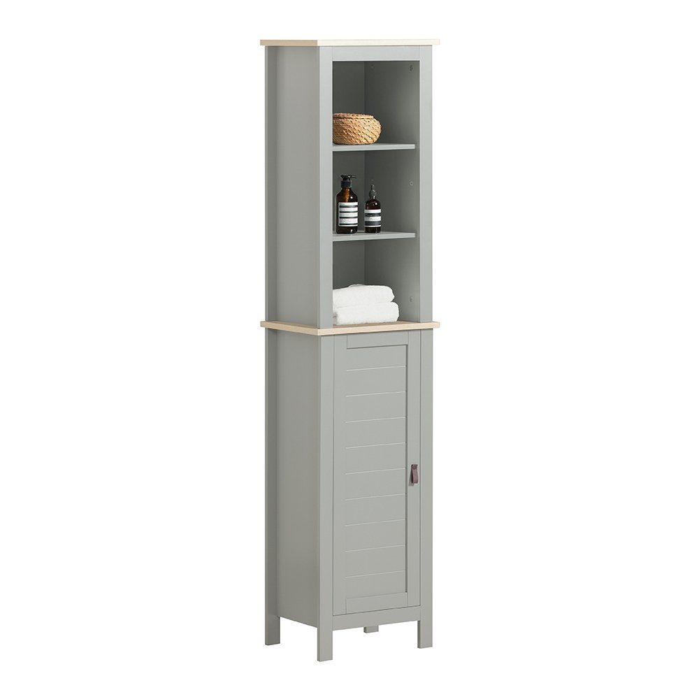 SoBuy Hochschrank BZR68 Badezimmerschrank Badregal Badschrank günstig online kaufen